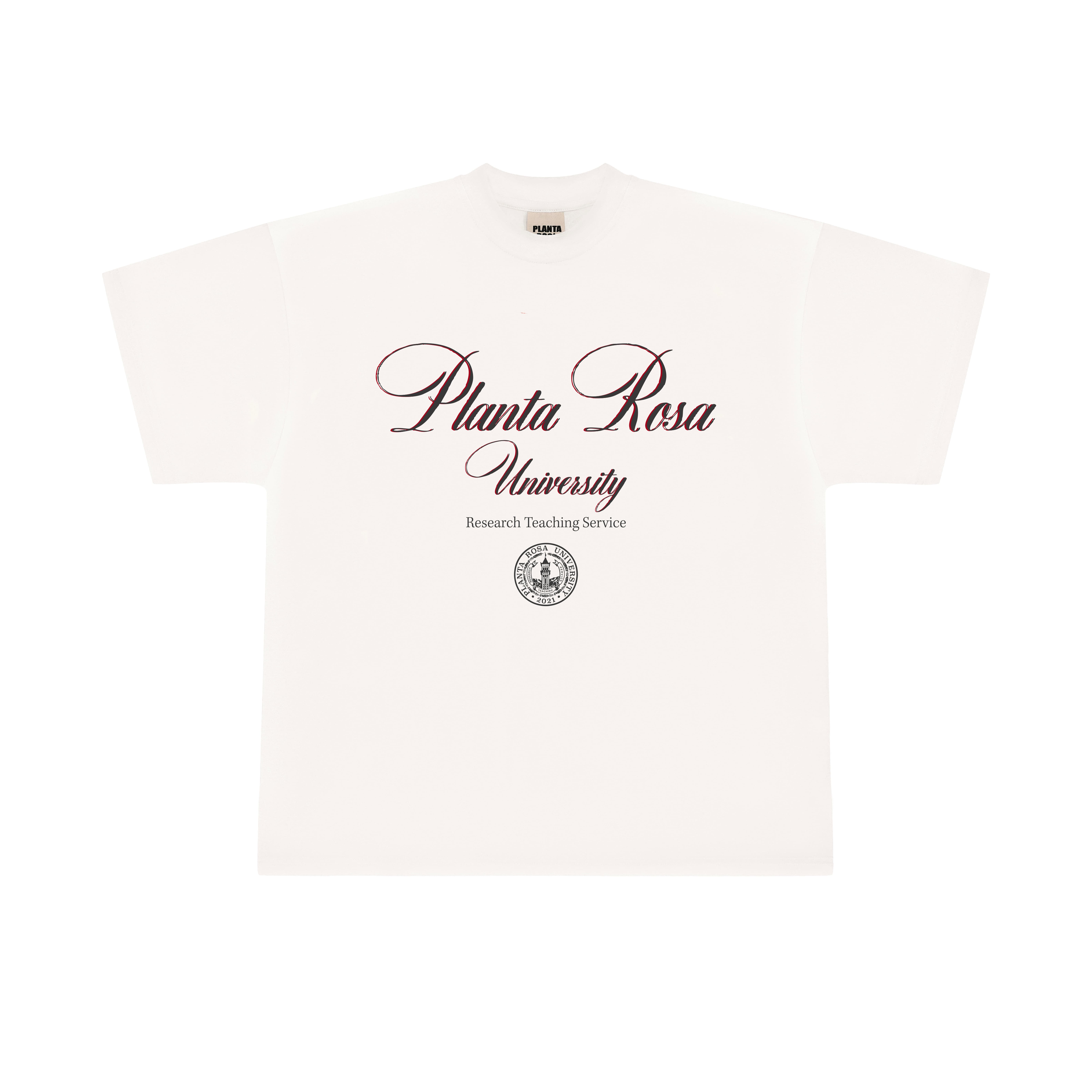 UNIVERSITY T-SHIRT 250-VANILLA