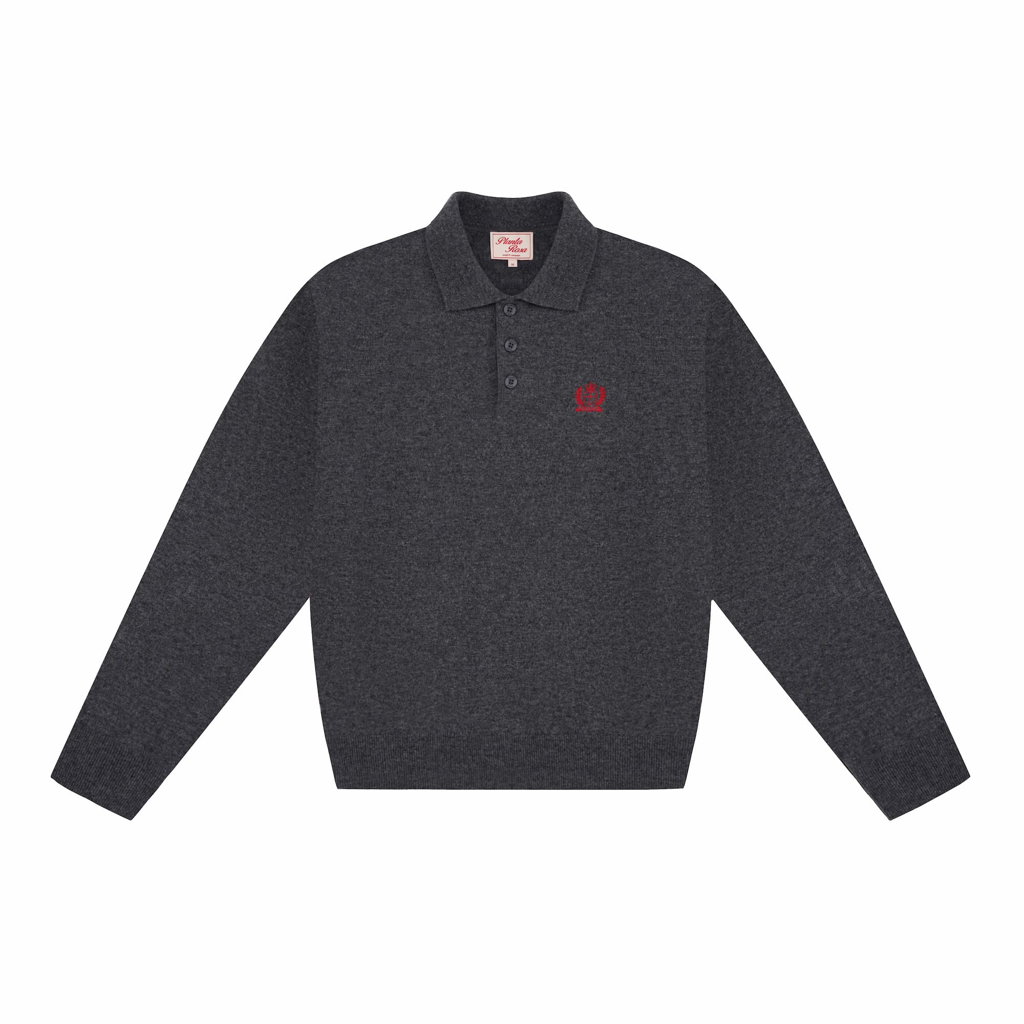 POLO KNITWEAR - DARK GREY