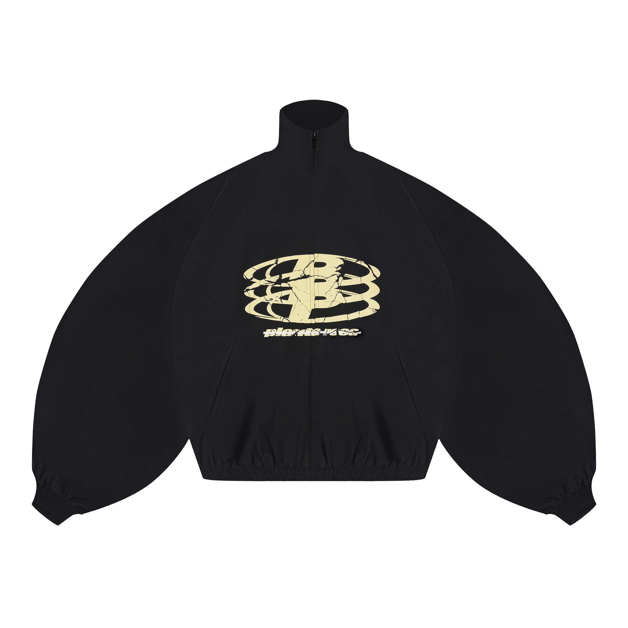 COOLNESS PUFFER TRACK JACKET BLACK 