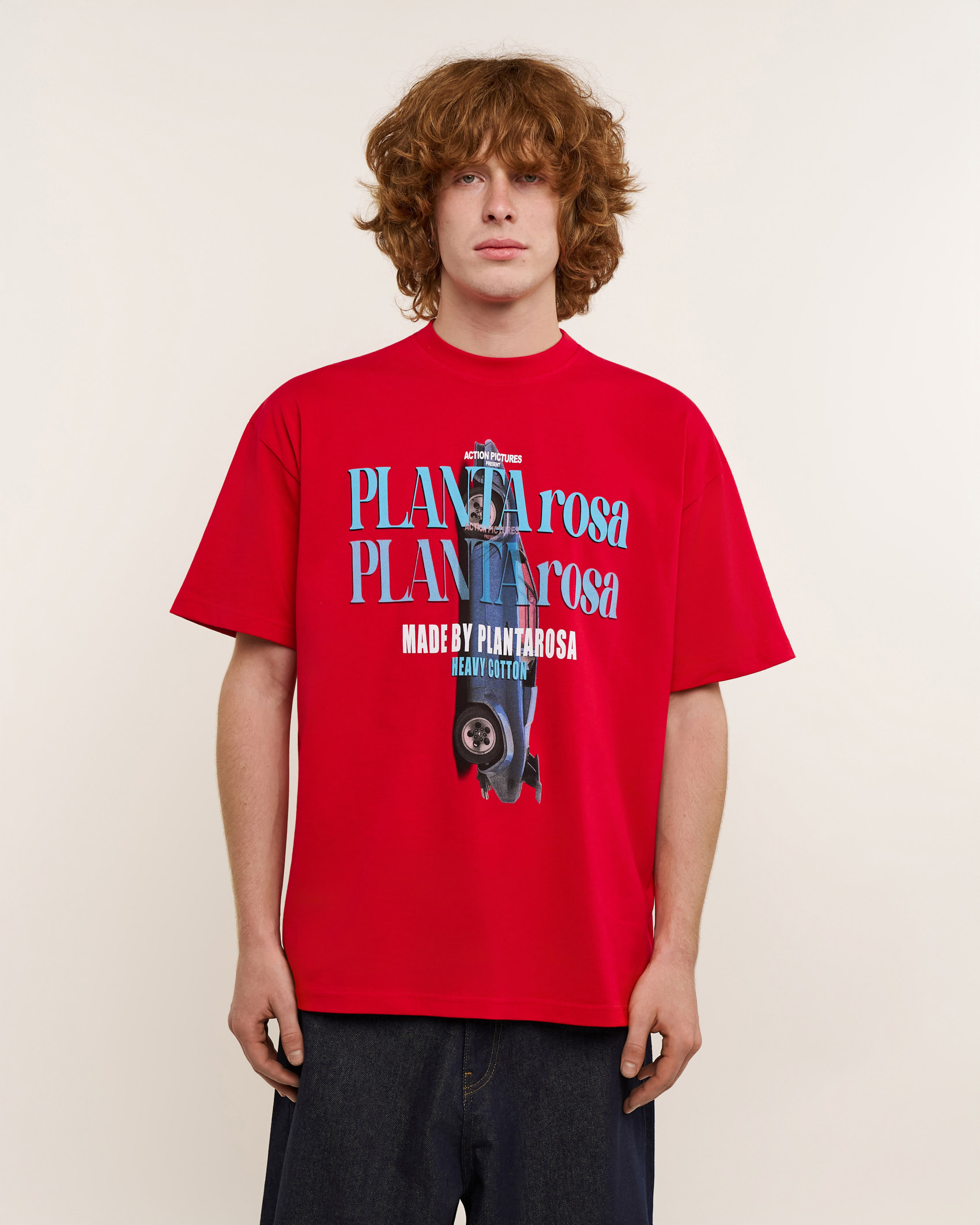 PITSTOP-BLUE T-SHIRT