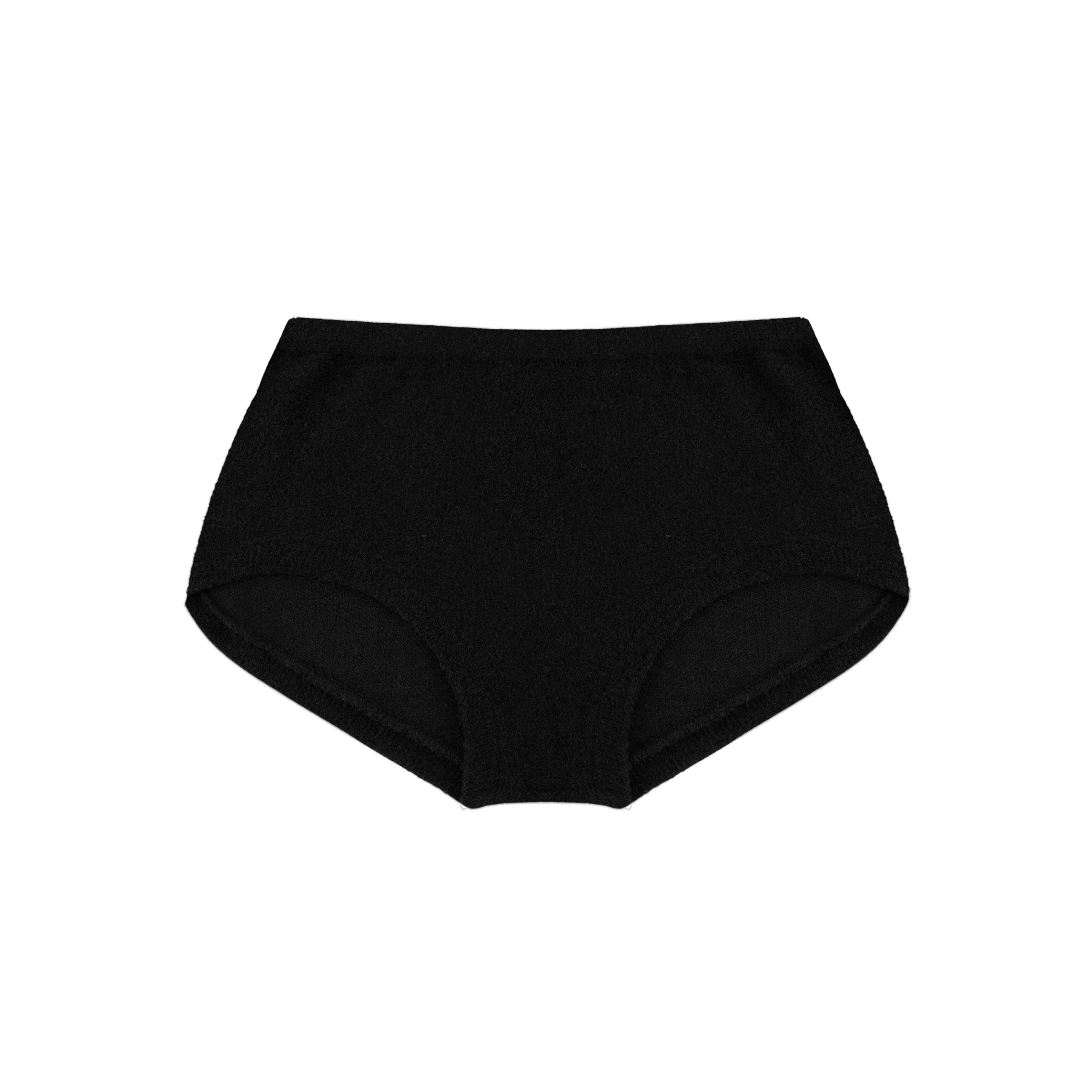 SHORT SHORTS KNITWEAR - BLACK