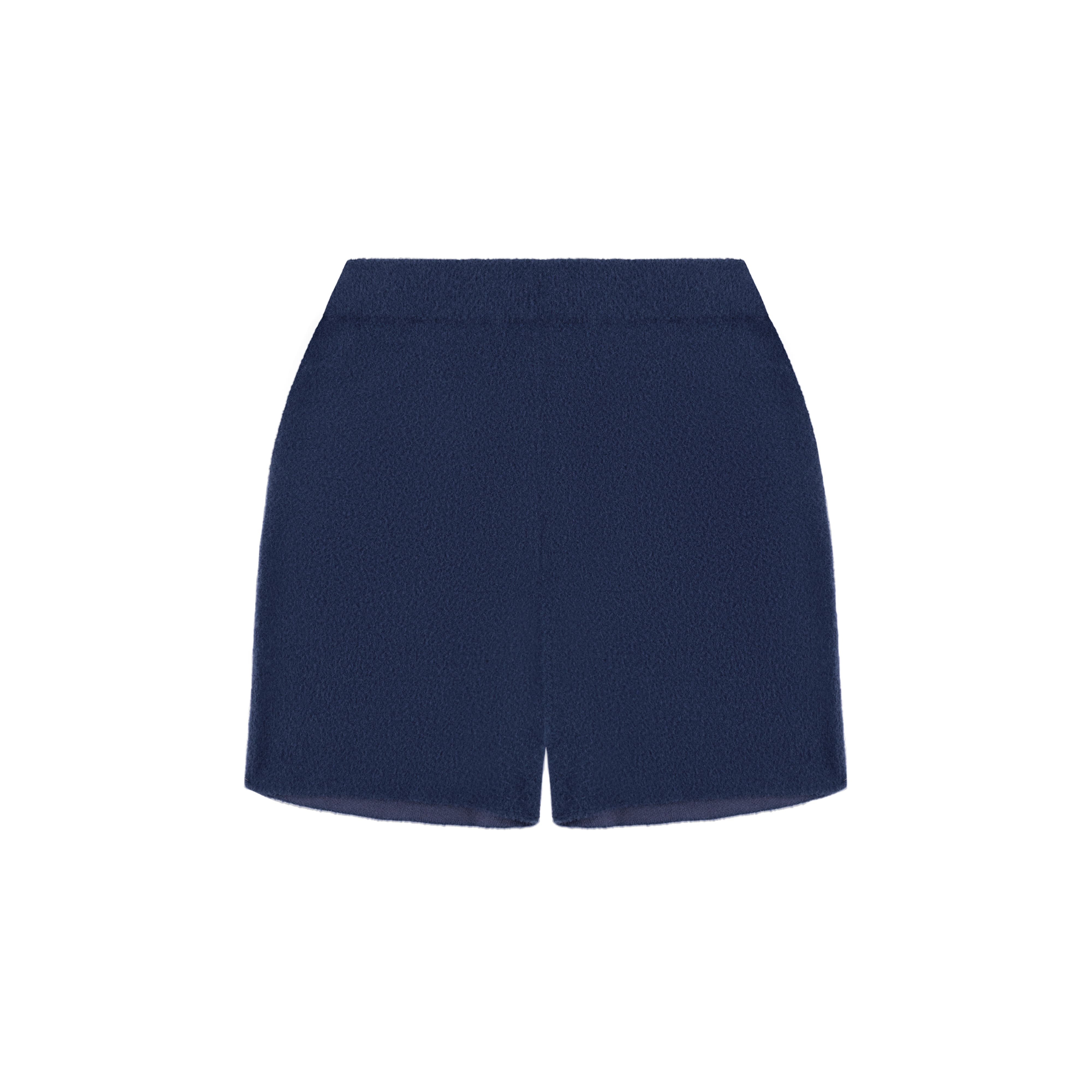 SHORTS KNITWEAR - NAVY BLUE