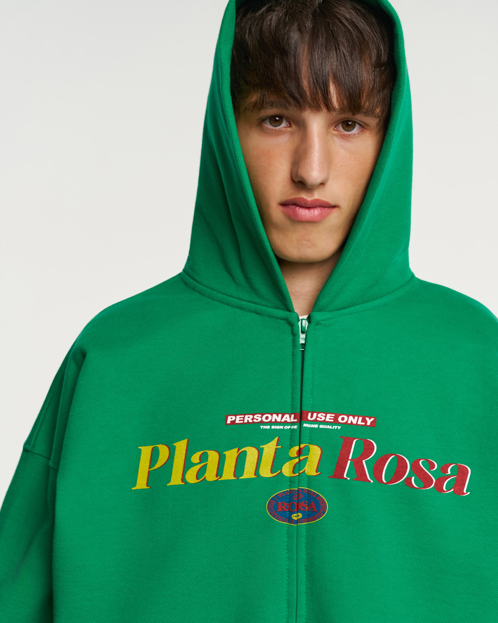 PERSONAL PLANTA ZIP HOODIE 470-SWEETGREEN