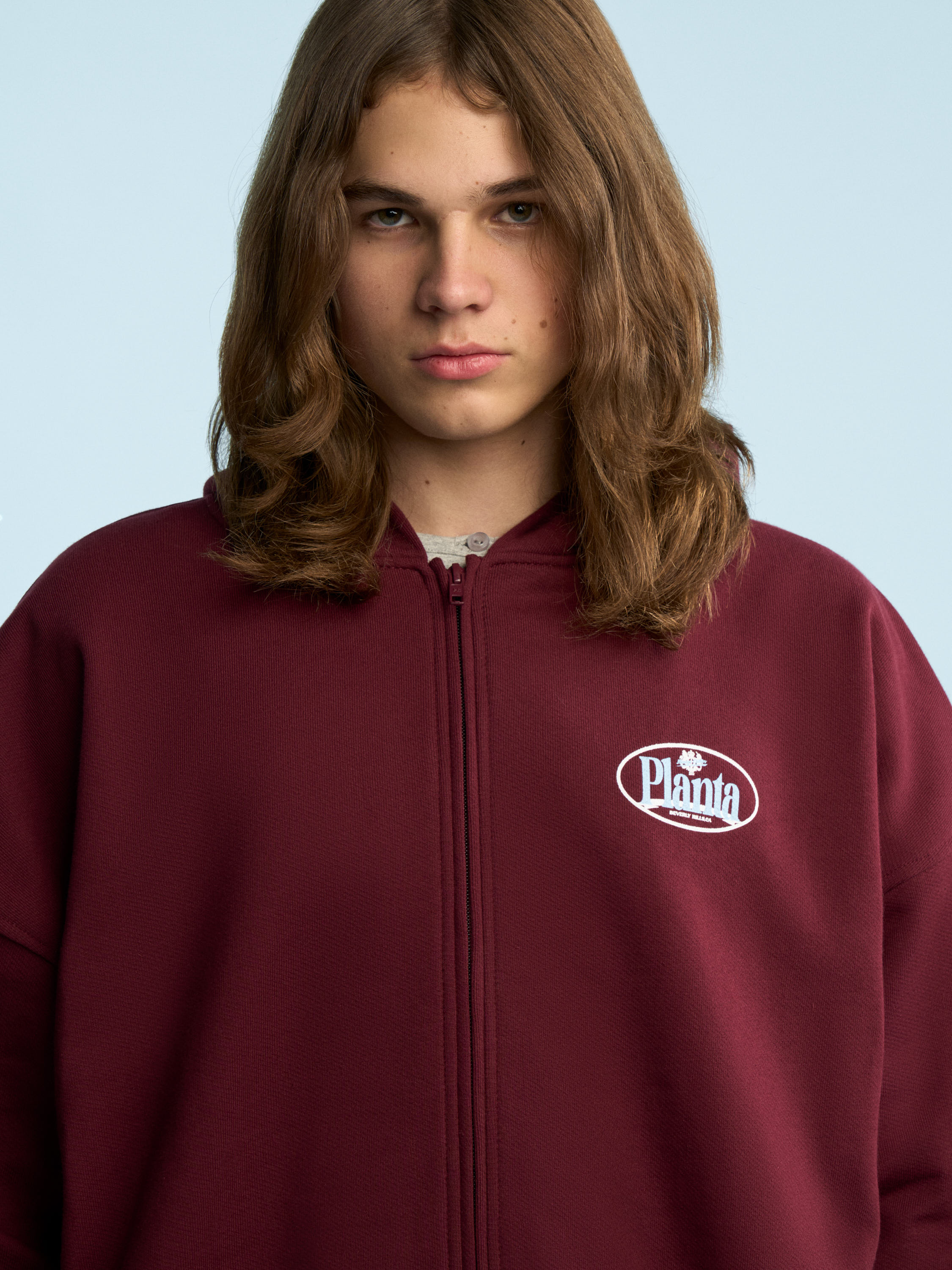 CONCISENESS ZIP HOODIE