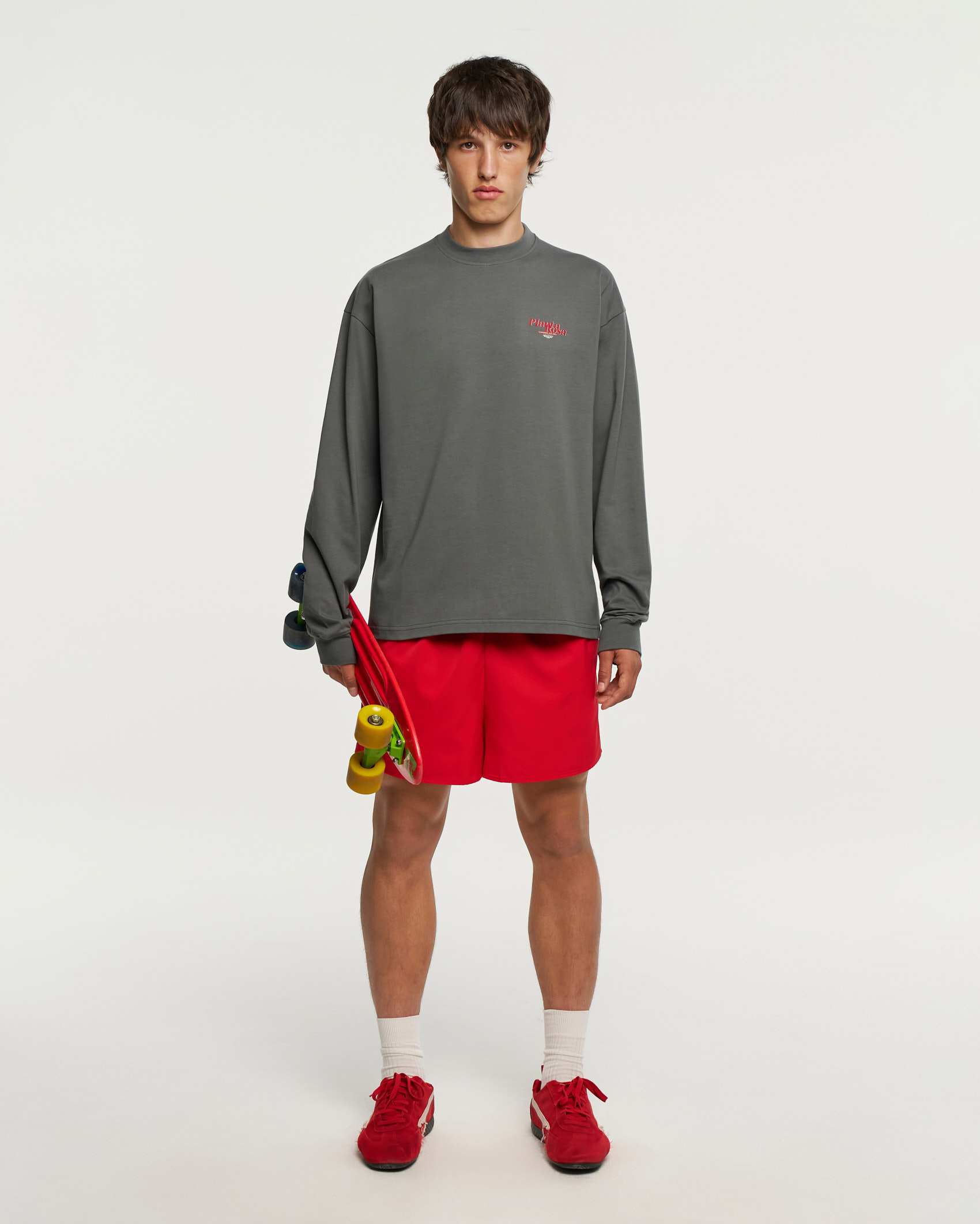 RED-POCKET LONG SLEEVE