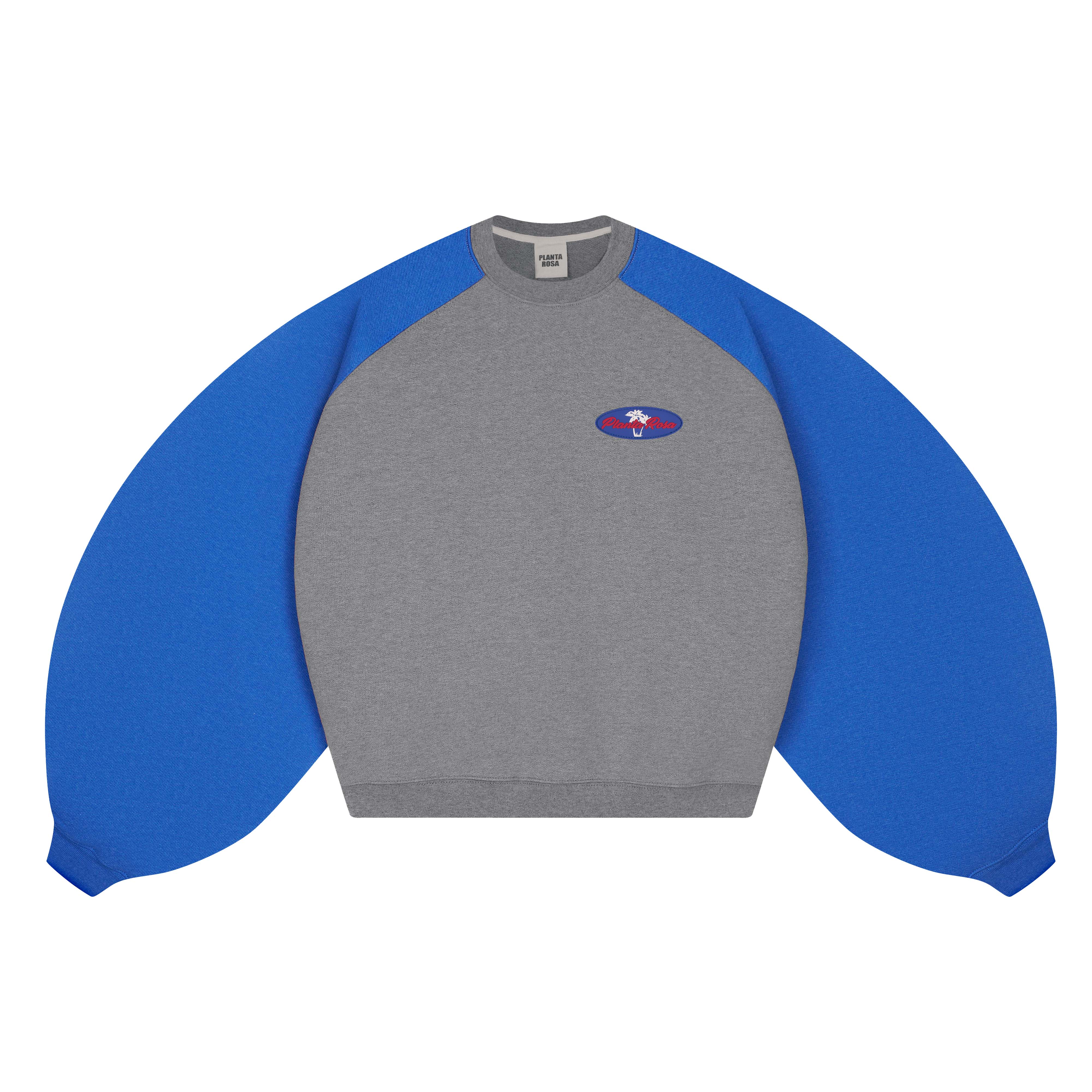 PALM SWEATSHIRT 470-GREYBLUE MELANGE