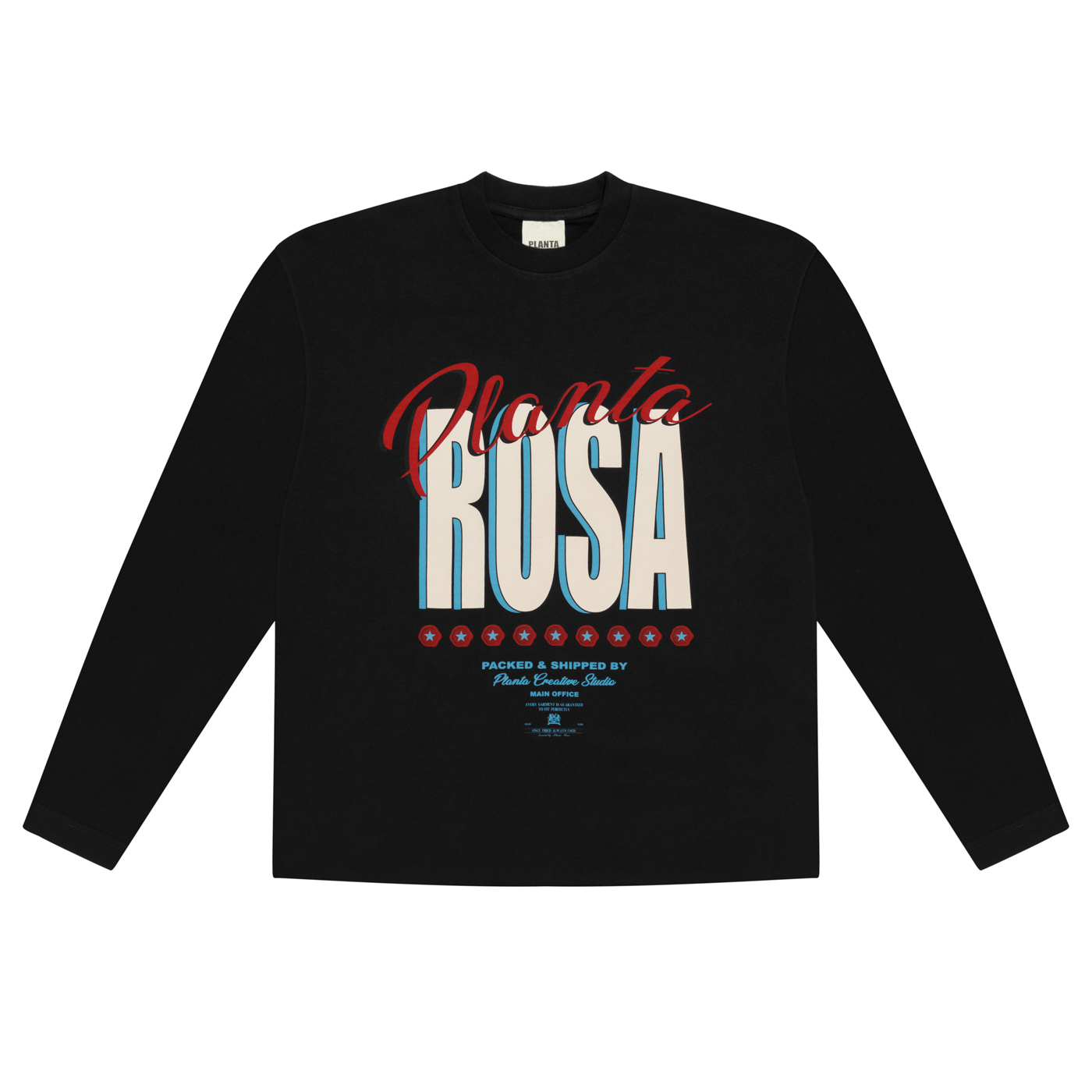 STARS-ROSA LONG SLEEVE 220-BLACK