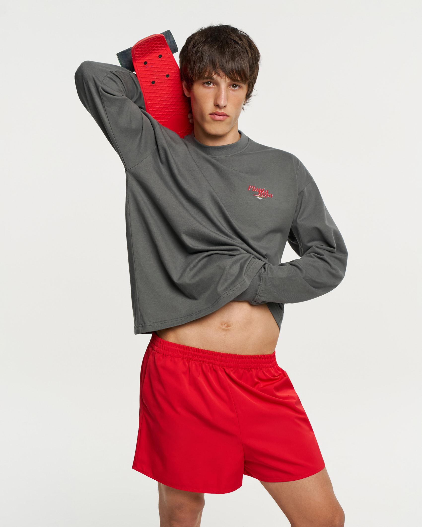 RED-POCKET LONG SLEEVE
