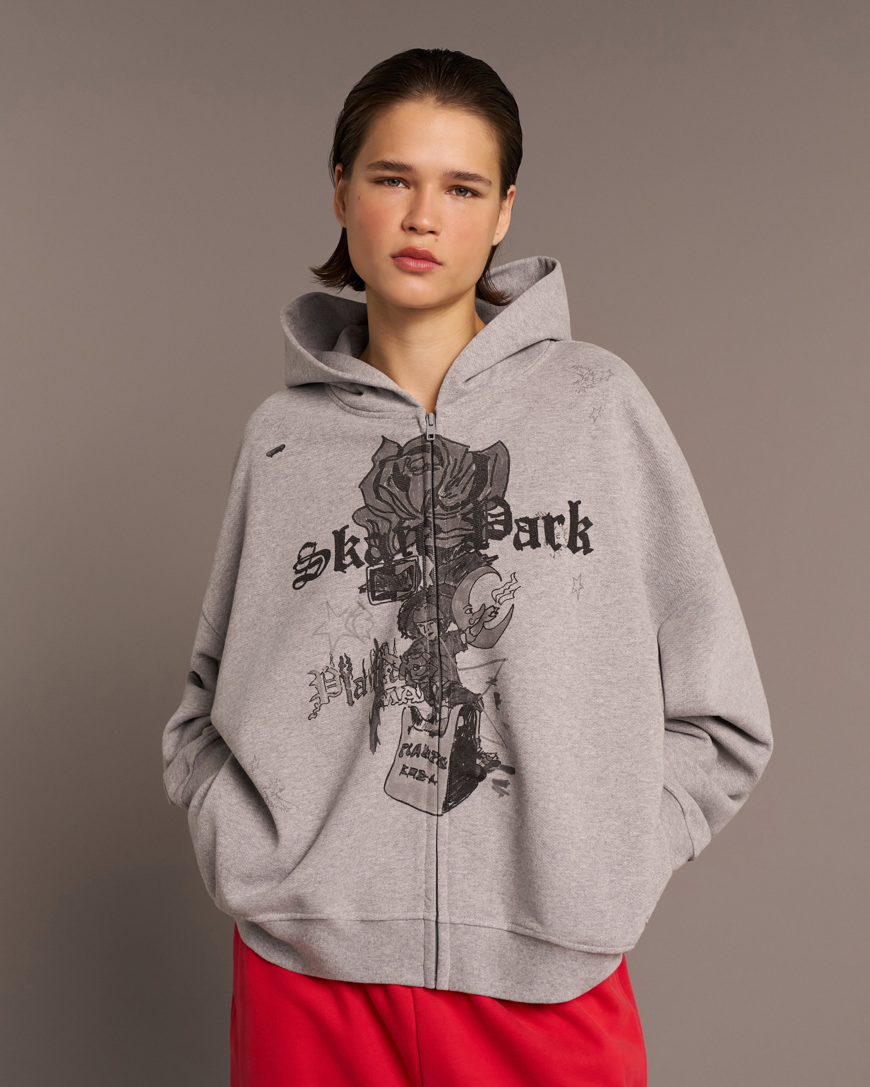 DARK PUNK  ZIP HOODIE