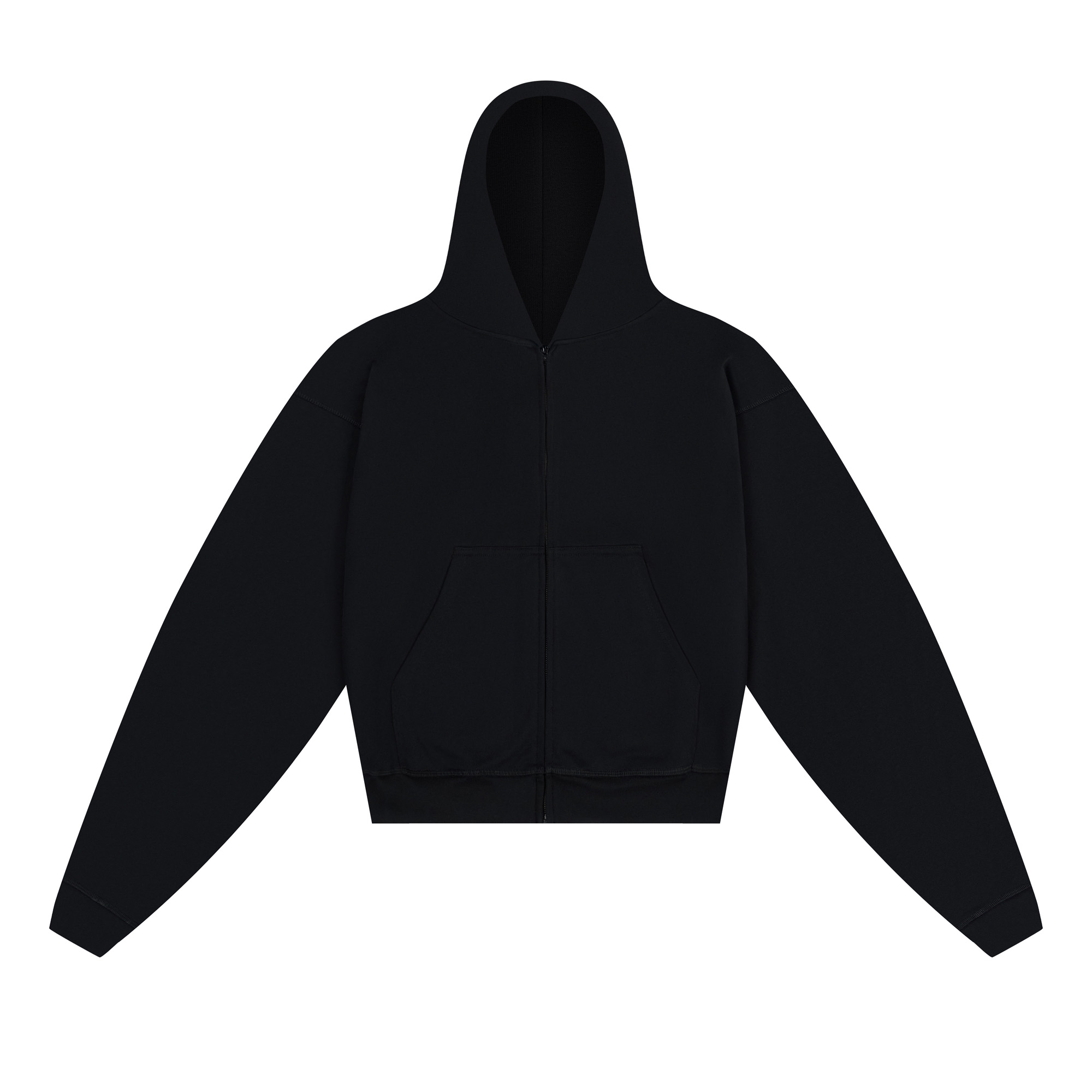 ZIP HOODIE 350-BLACKVELVET