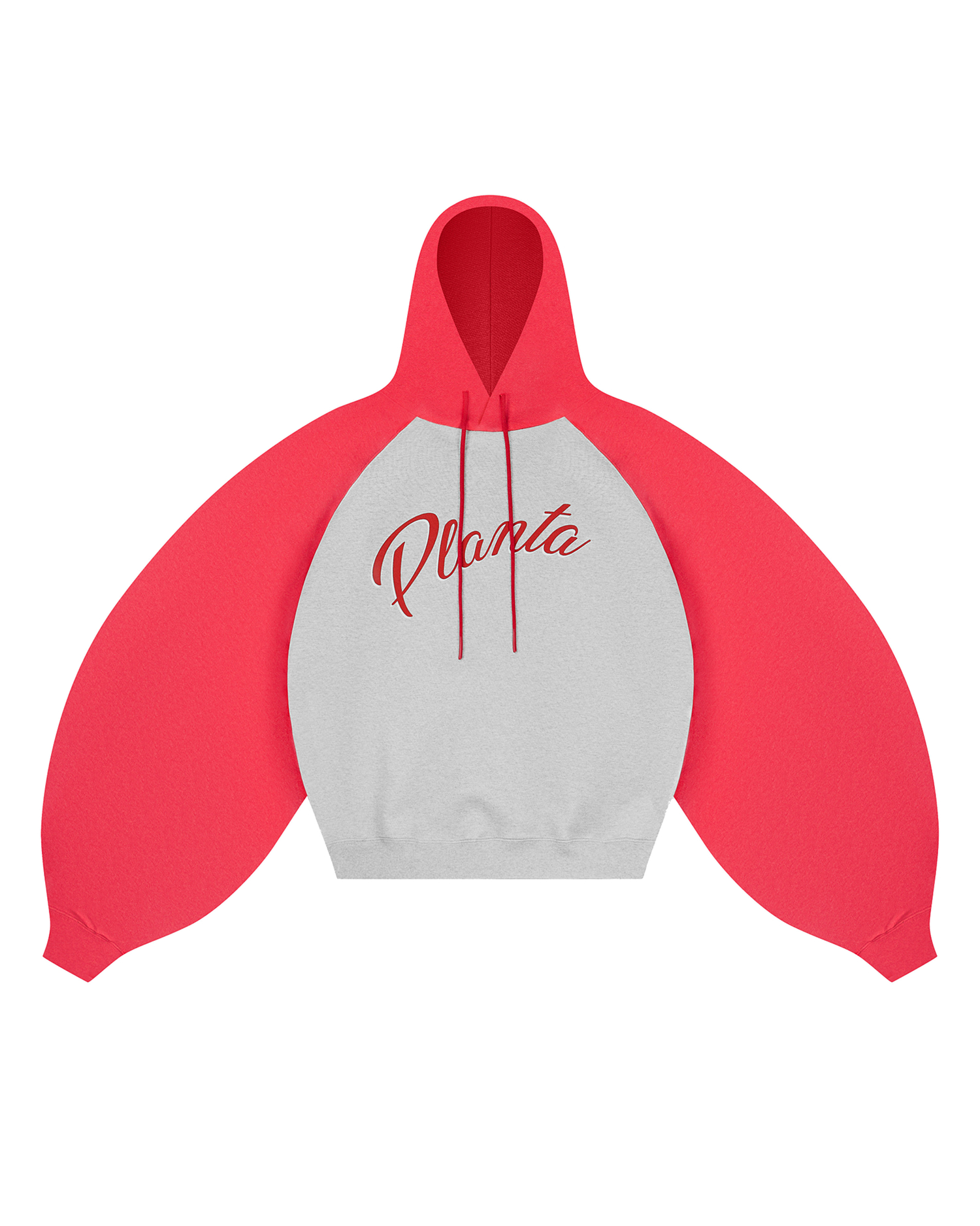 RED CLASSIC HOODIE 470-GREYRED MELANGE