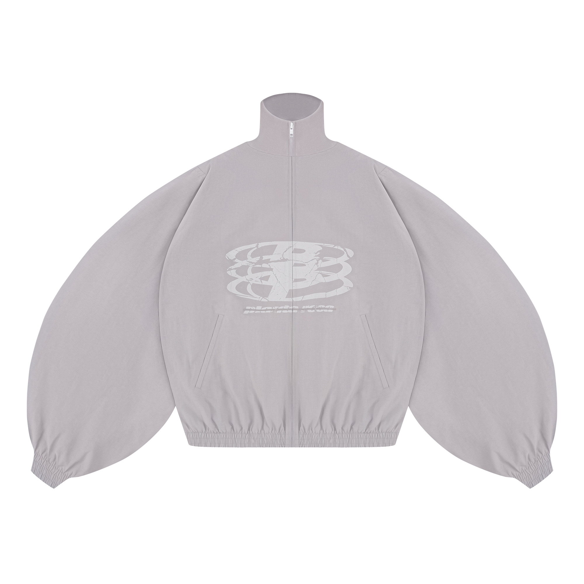 COOLNESS PUFFER TRACK JACKET GREY 