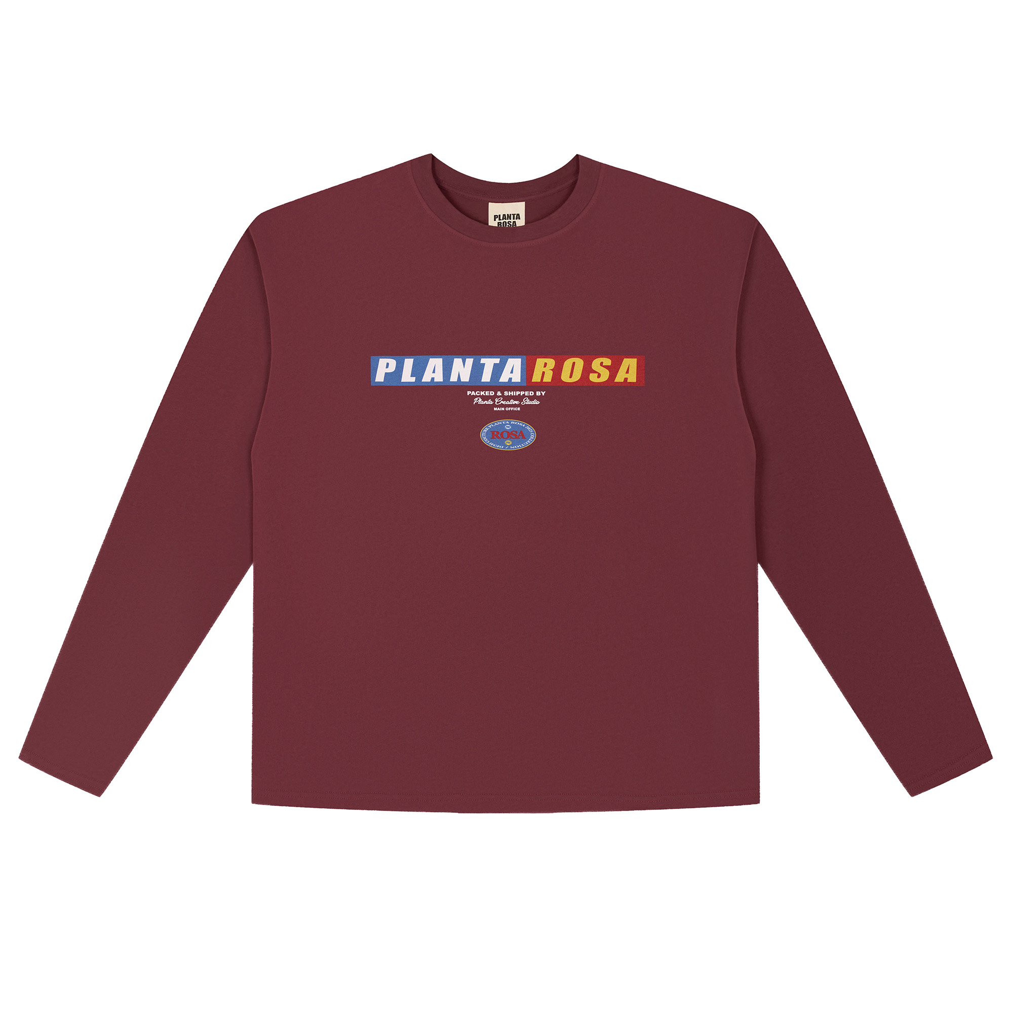 REDANDBLUE LONG SLEEVE 220-WINE VELVET