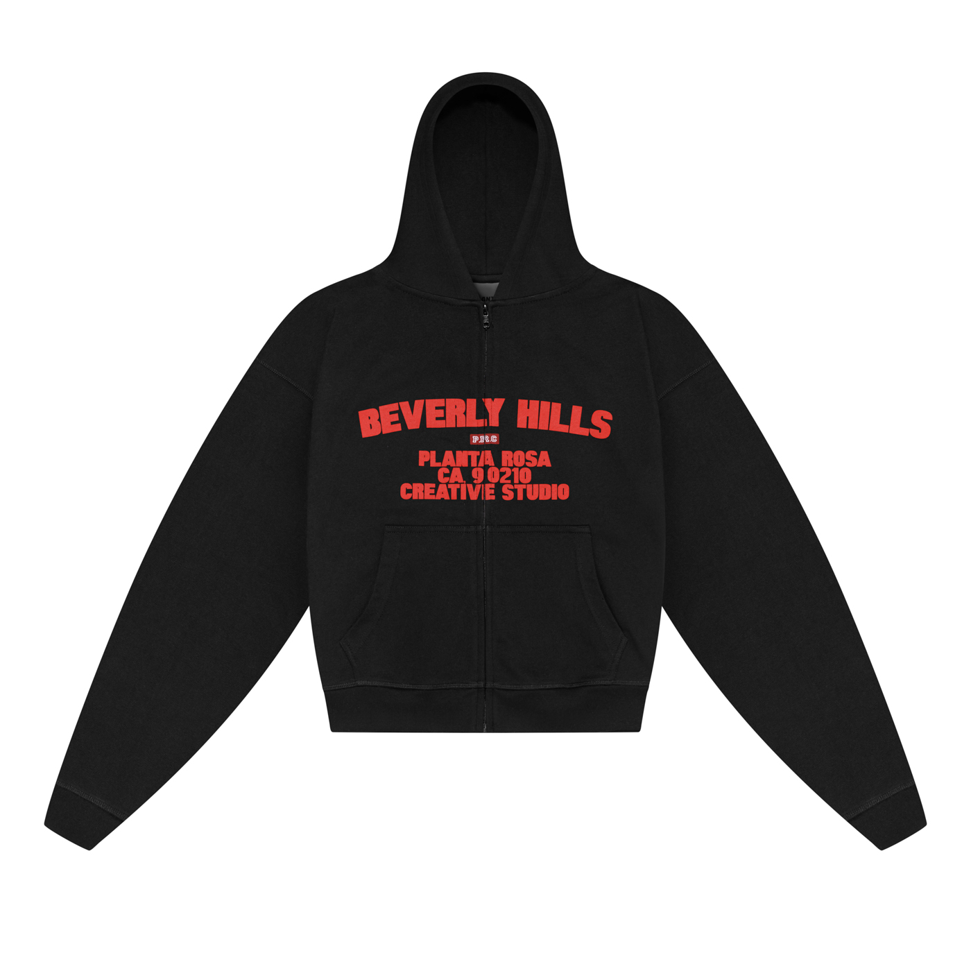 CLARITY ZIP HOODIE 350-BLACKVELVET