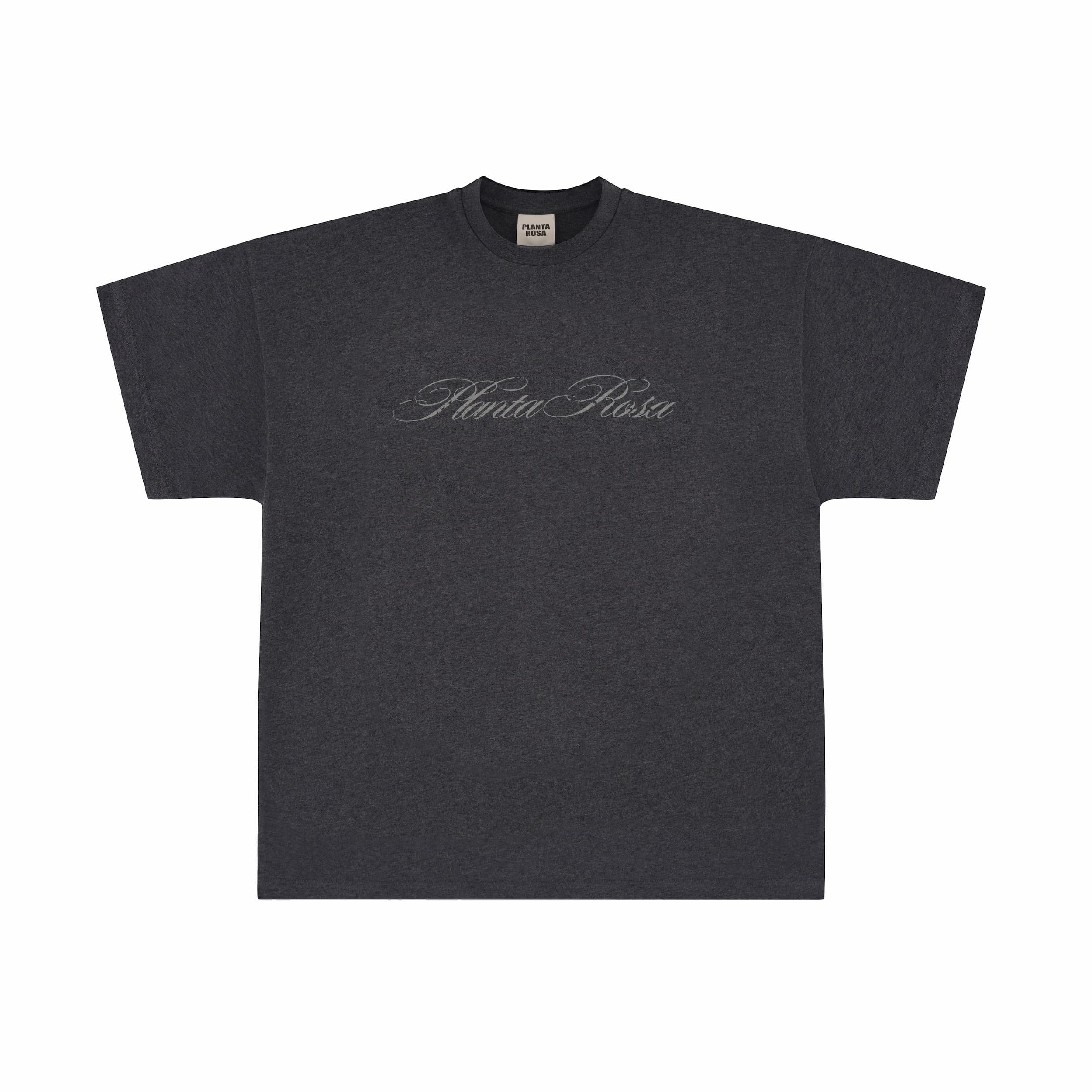 ITALIC-RENAISSANCE T-SHIRT 220-DARKGREY VELVET