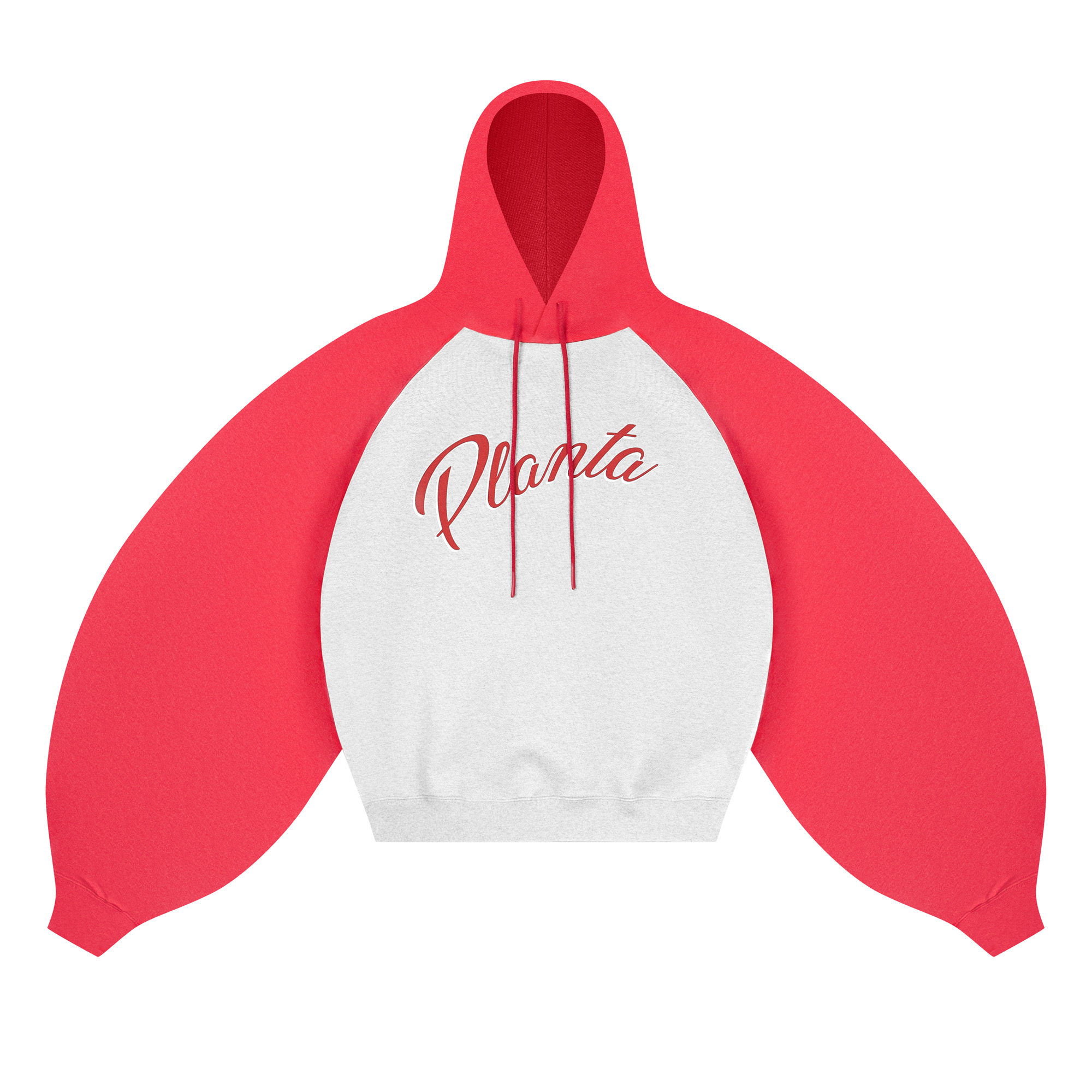 RED CLASSIC HOODIE 470-GREYRED MELANGE