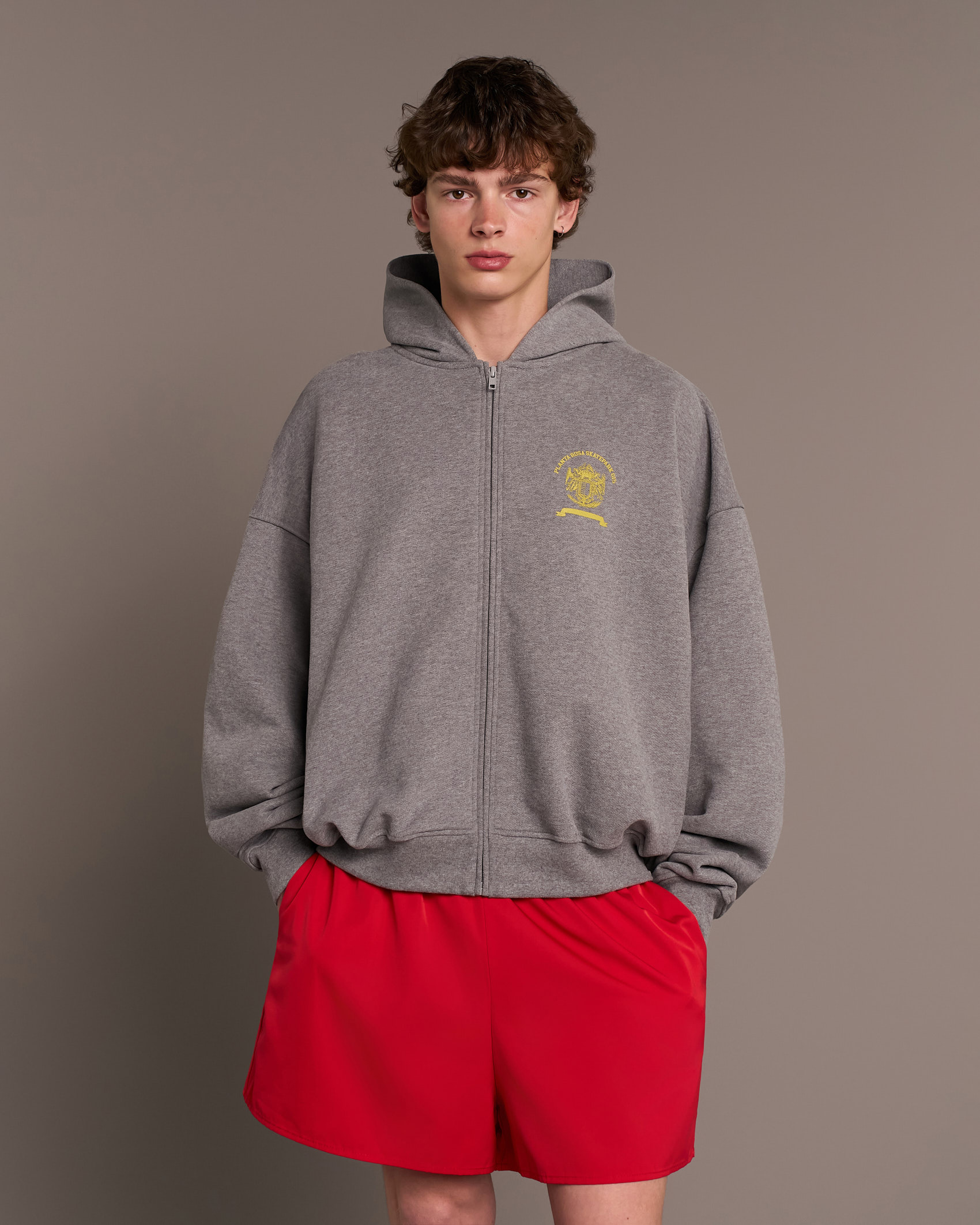 COAT-OF-ARM ZIP HOODIE