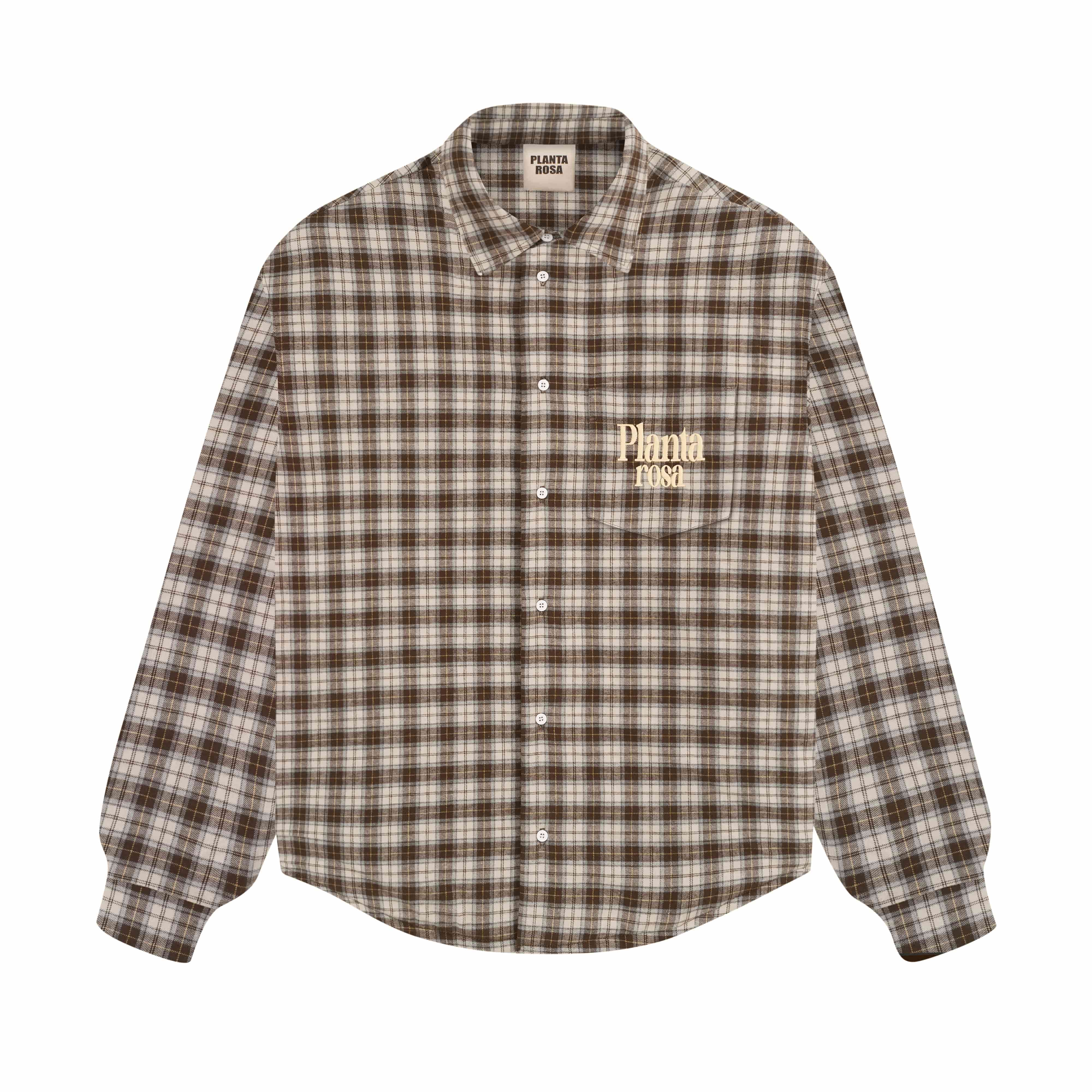 ROSA SHIRT - CARAMEL TATTERSALL