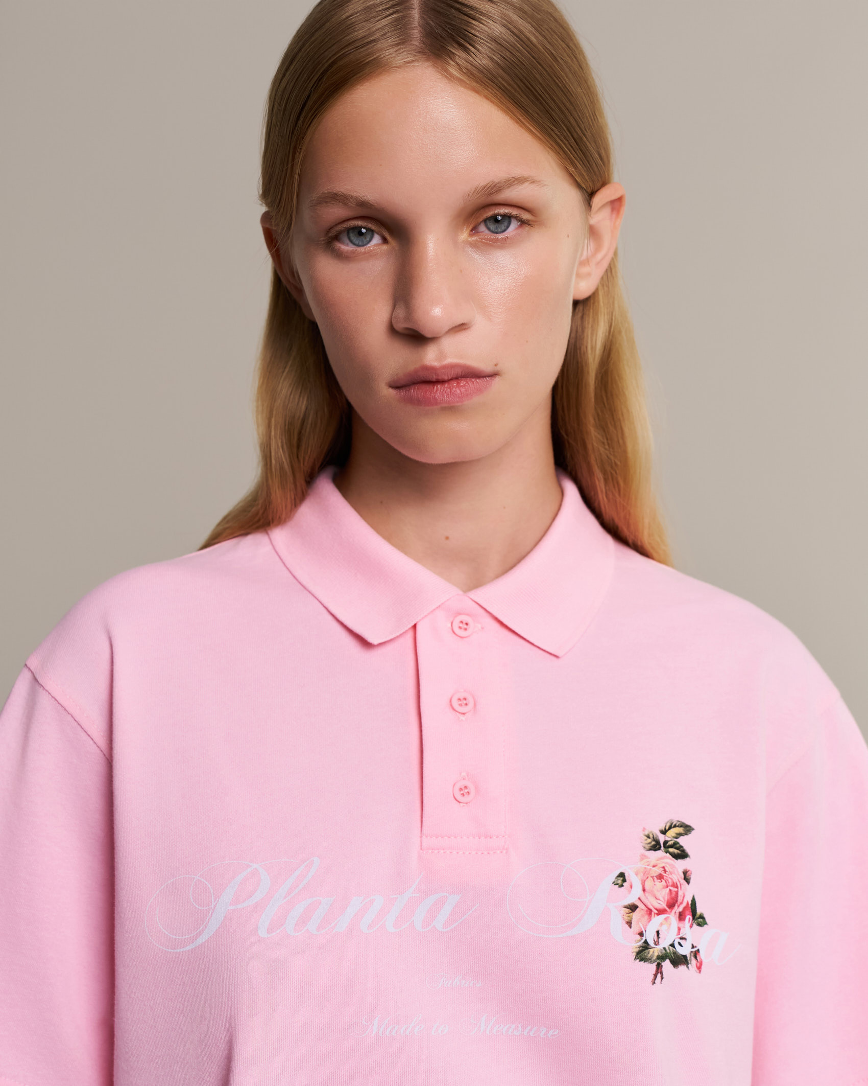 ROSE  POLO T-SHIRT