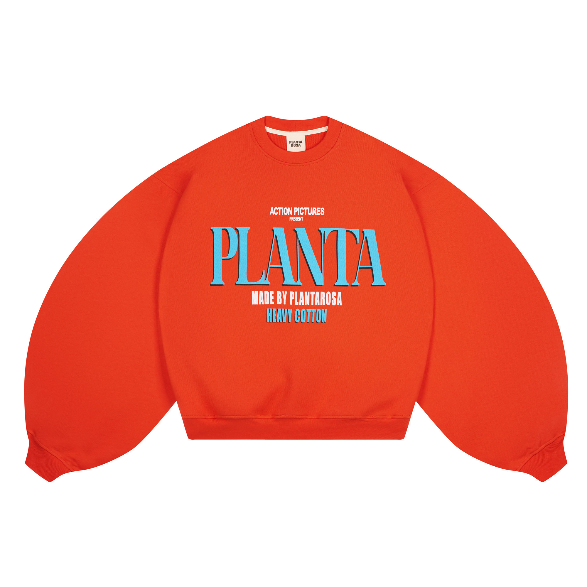 FLAVOR_PLANTA SWEATSHIRT 470 RED TANGERIN