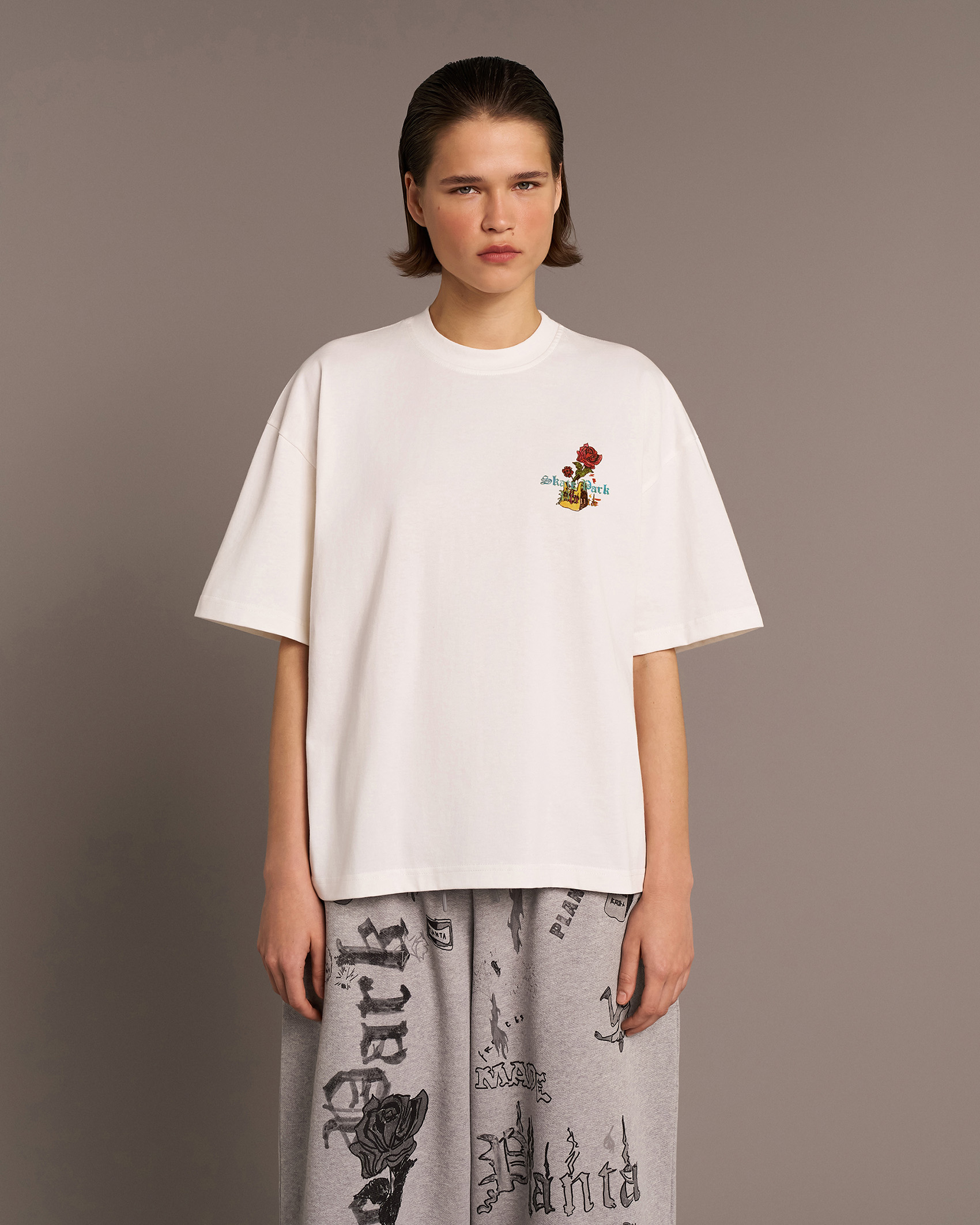 DRAWN-ROSE T-SHIRT