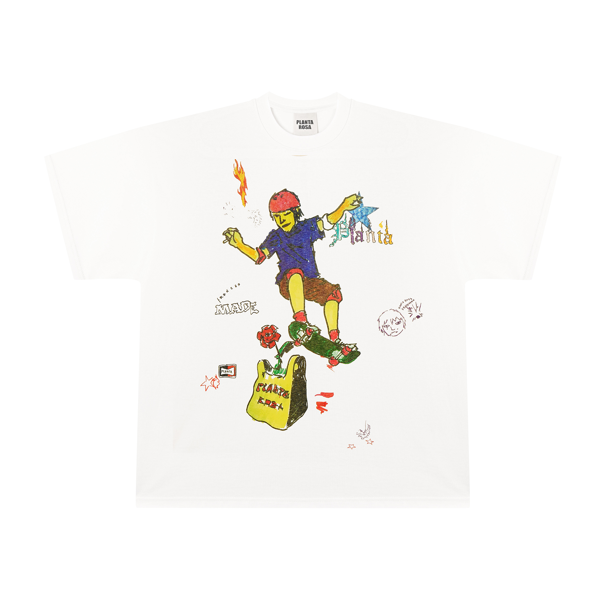 PUNK T-SHIRT 23O-VANILLA