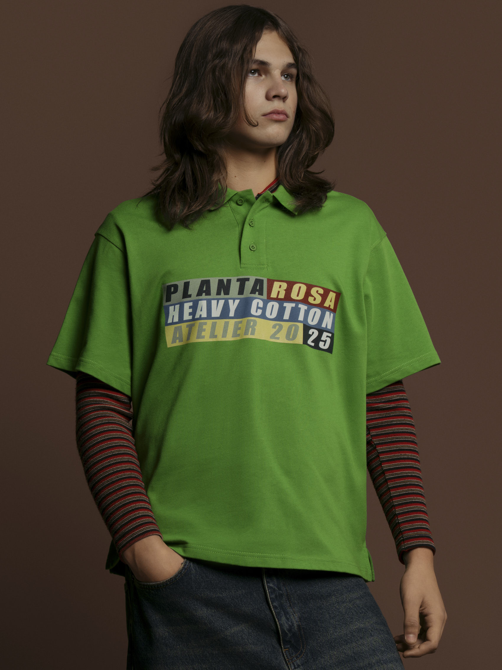 HEAVY-COTTON  POLO T-SHIRT