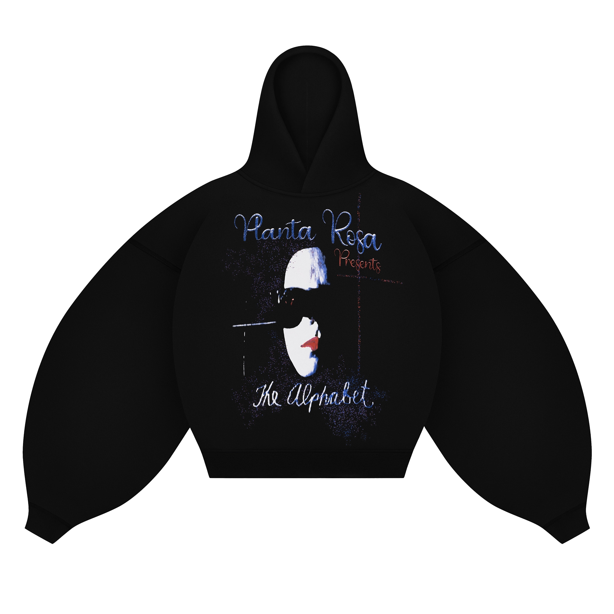 ALPHABET HOODIE 470-BLACK