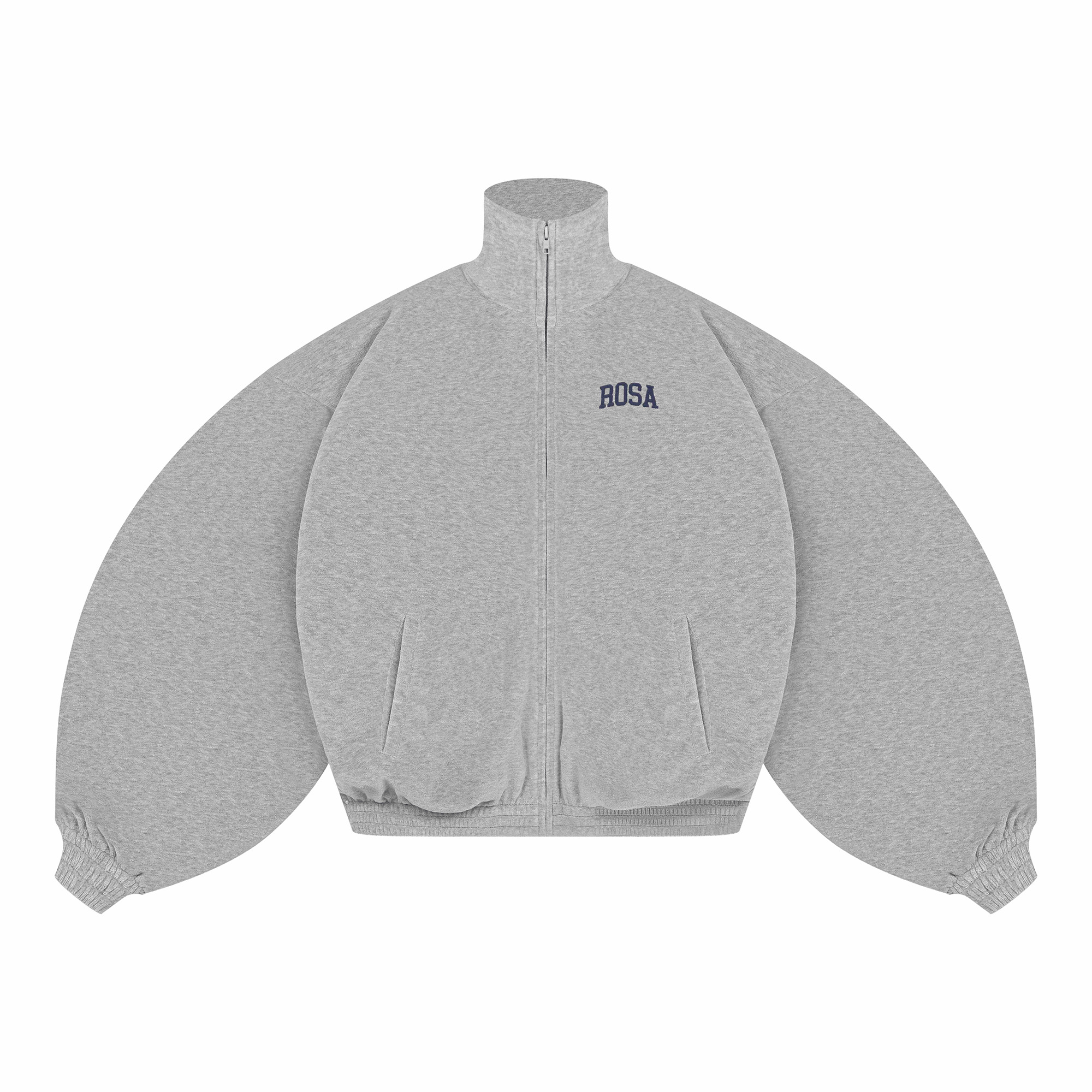 TRACK JACKET ROSA - GREY VELOURS