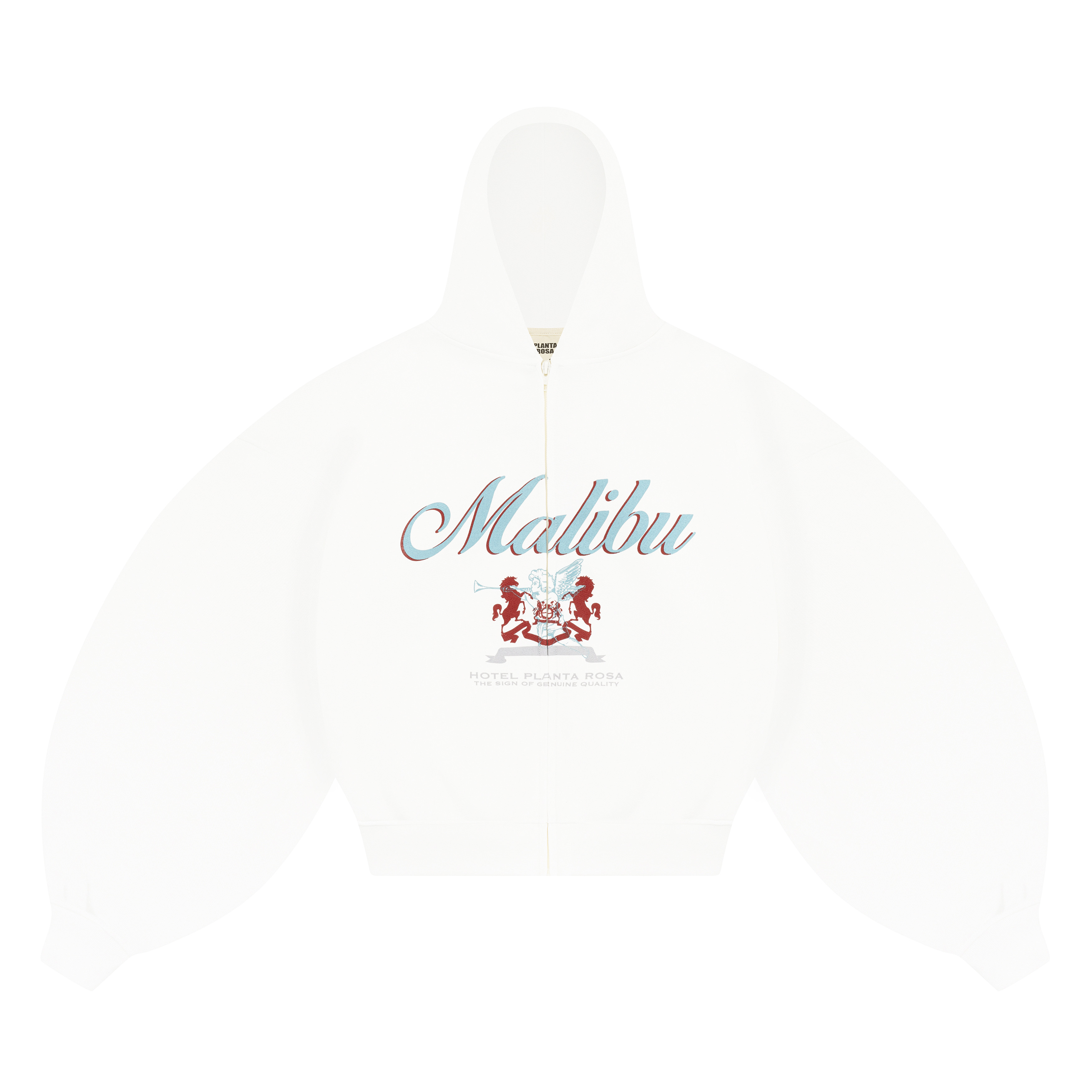 MALIBU ZIP HOODIE 470-VANILLA