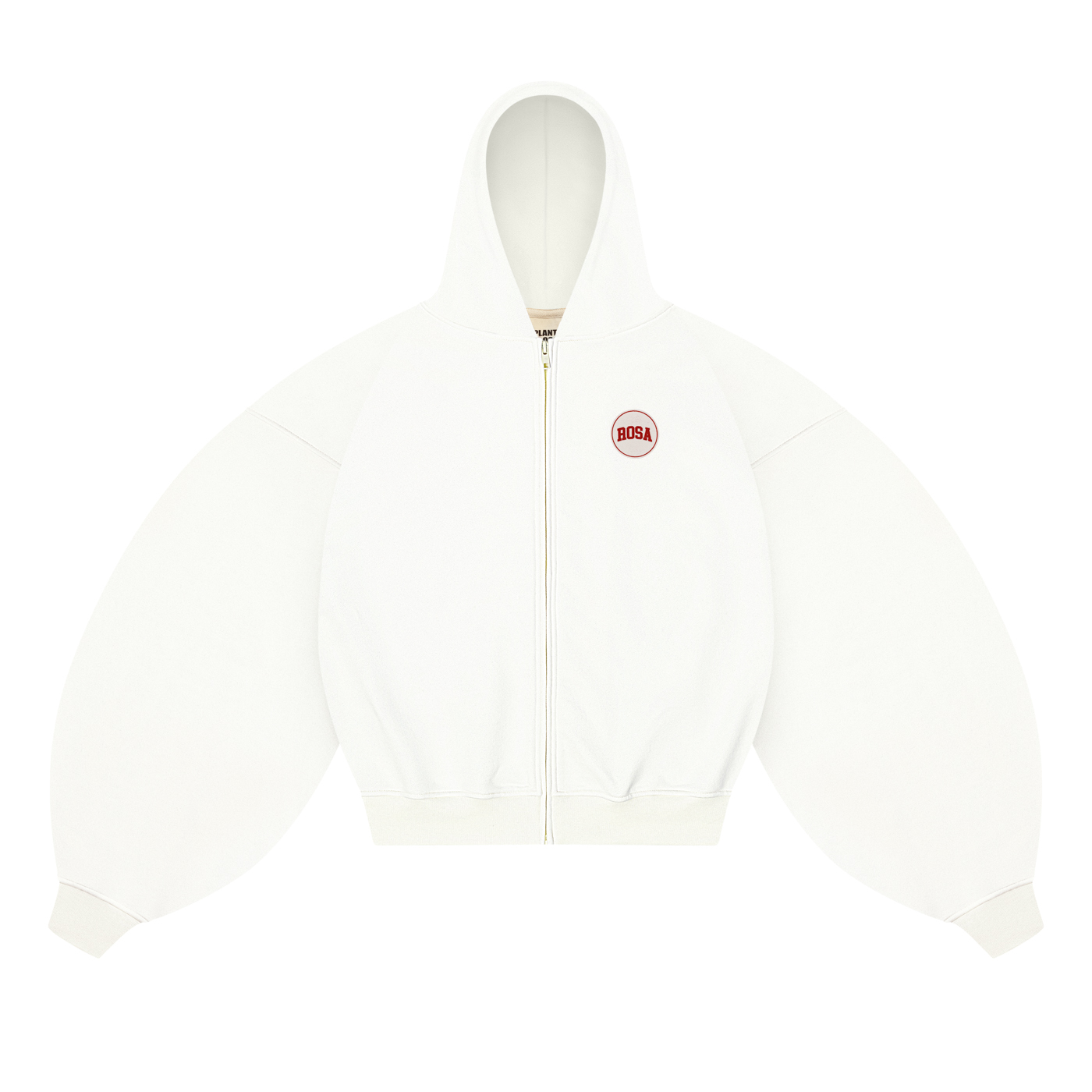 UNI ROSA ZIP HOODIE 370-VANILLA VELVET