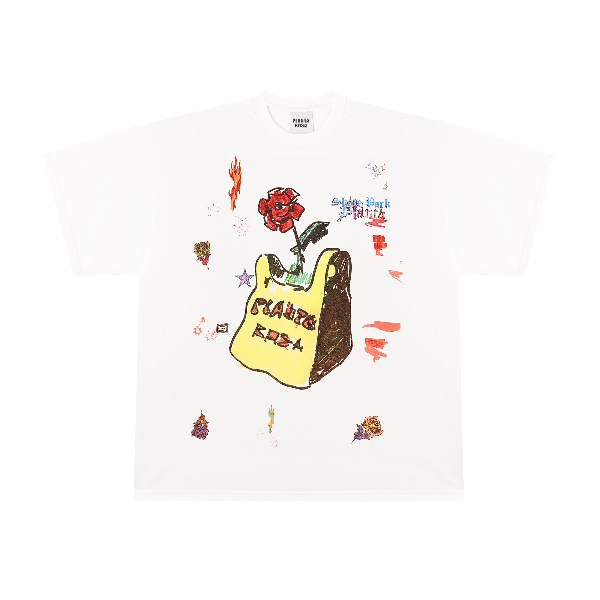 HIDDEN-ROSE T-SHIRT 23O-VANILLA