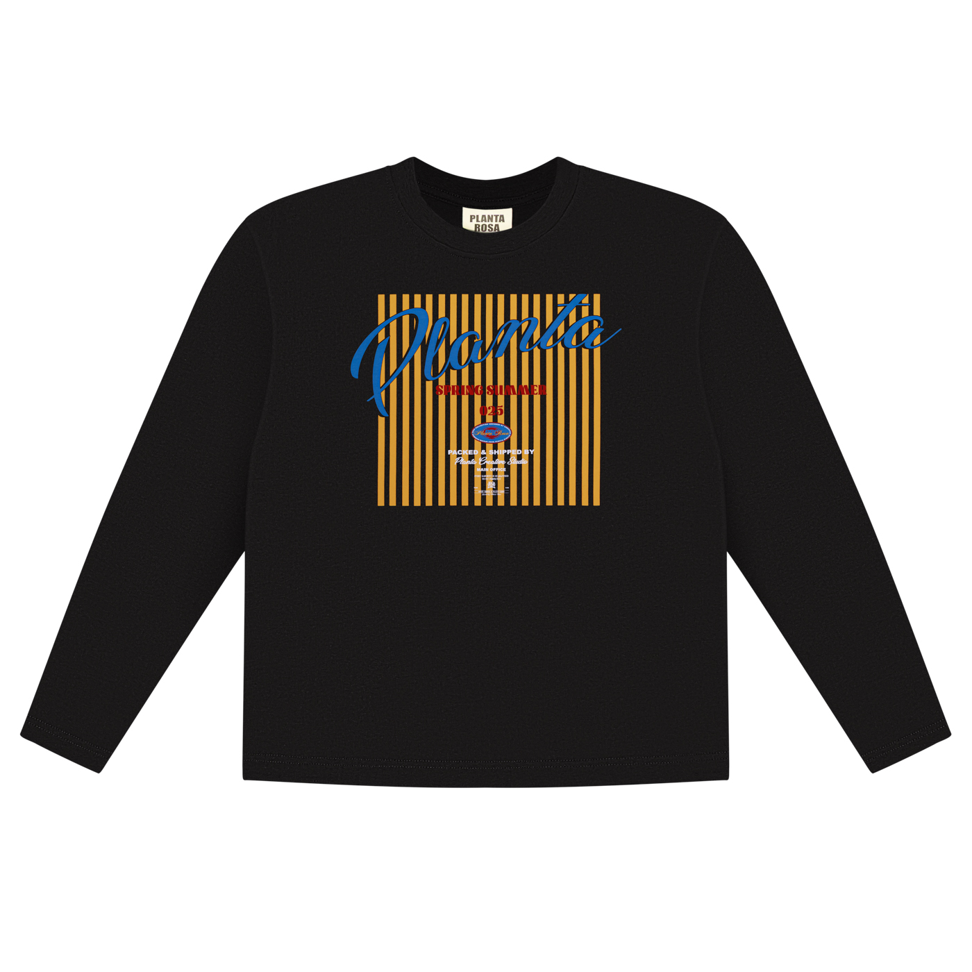 LINES-PLANTA LONG SLEEVE - 250 BLACK