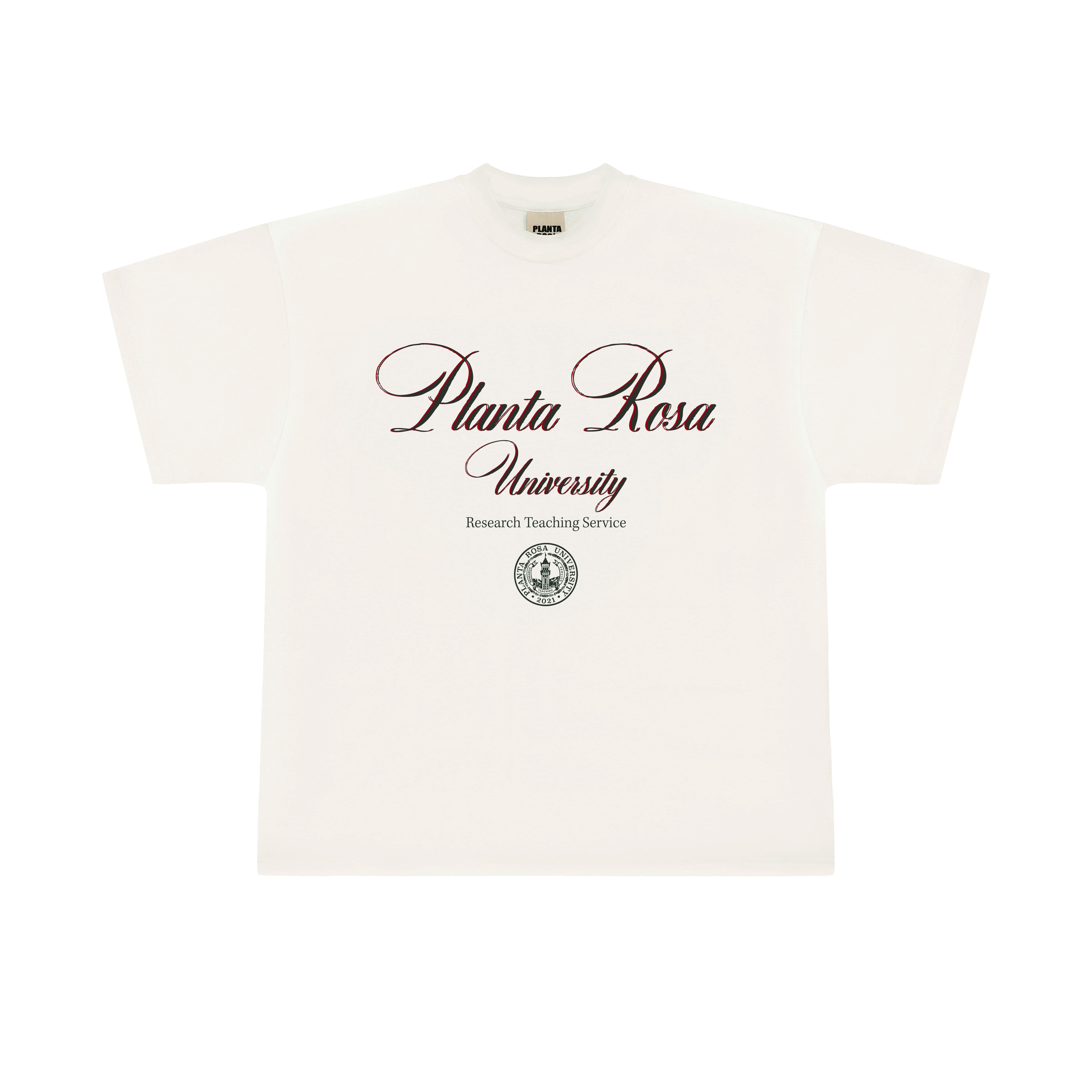 UNIVERSITY T-SHIRT 250-VANILLA