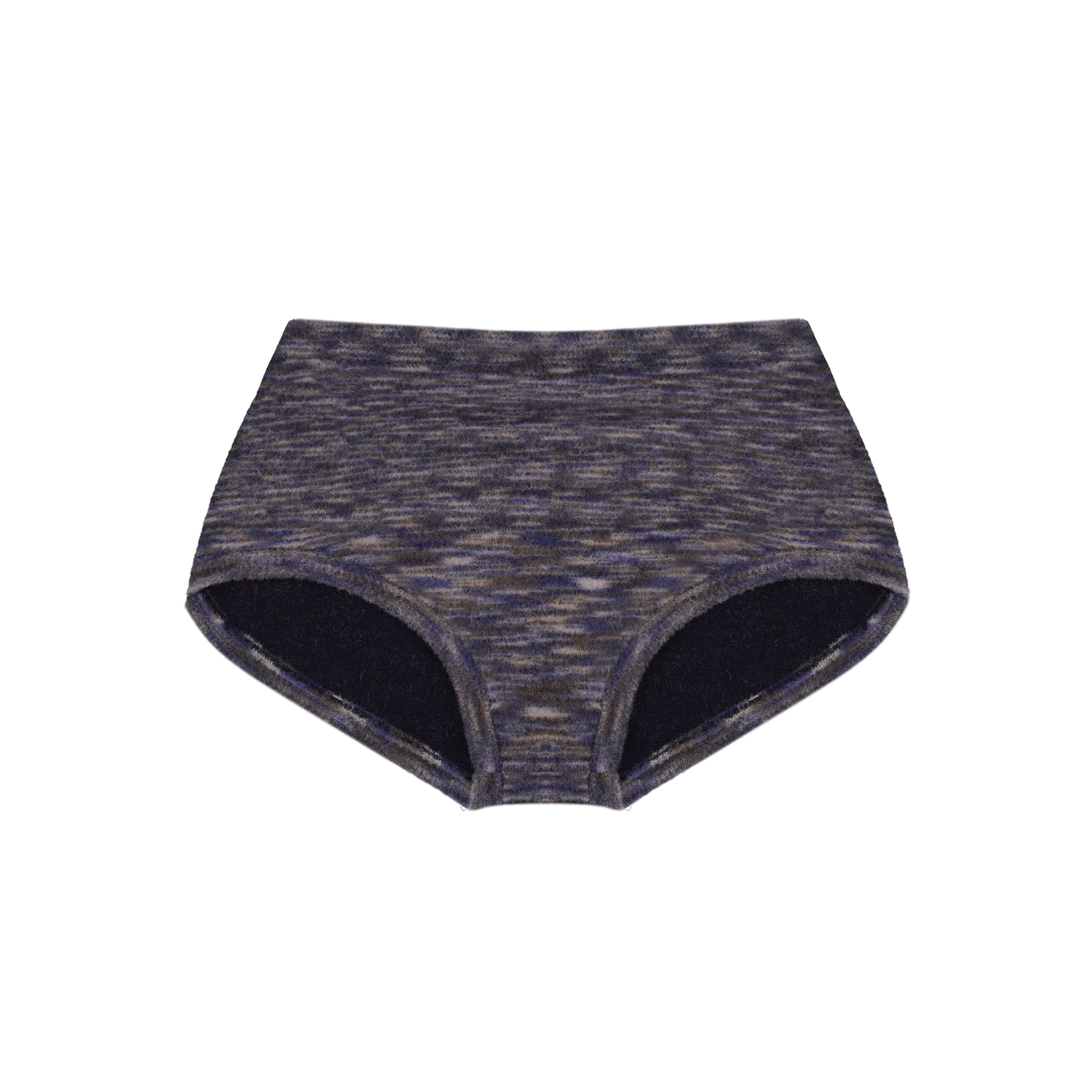 SHORT SHORTS KNITWEAR - NAVY BLUE MEL