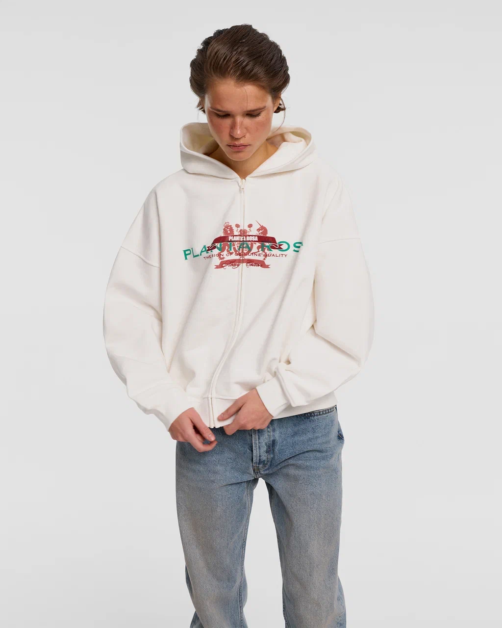 HEAVY COTTON ZIP HOODIE