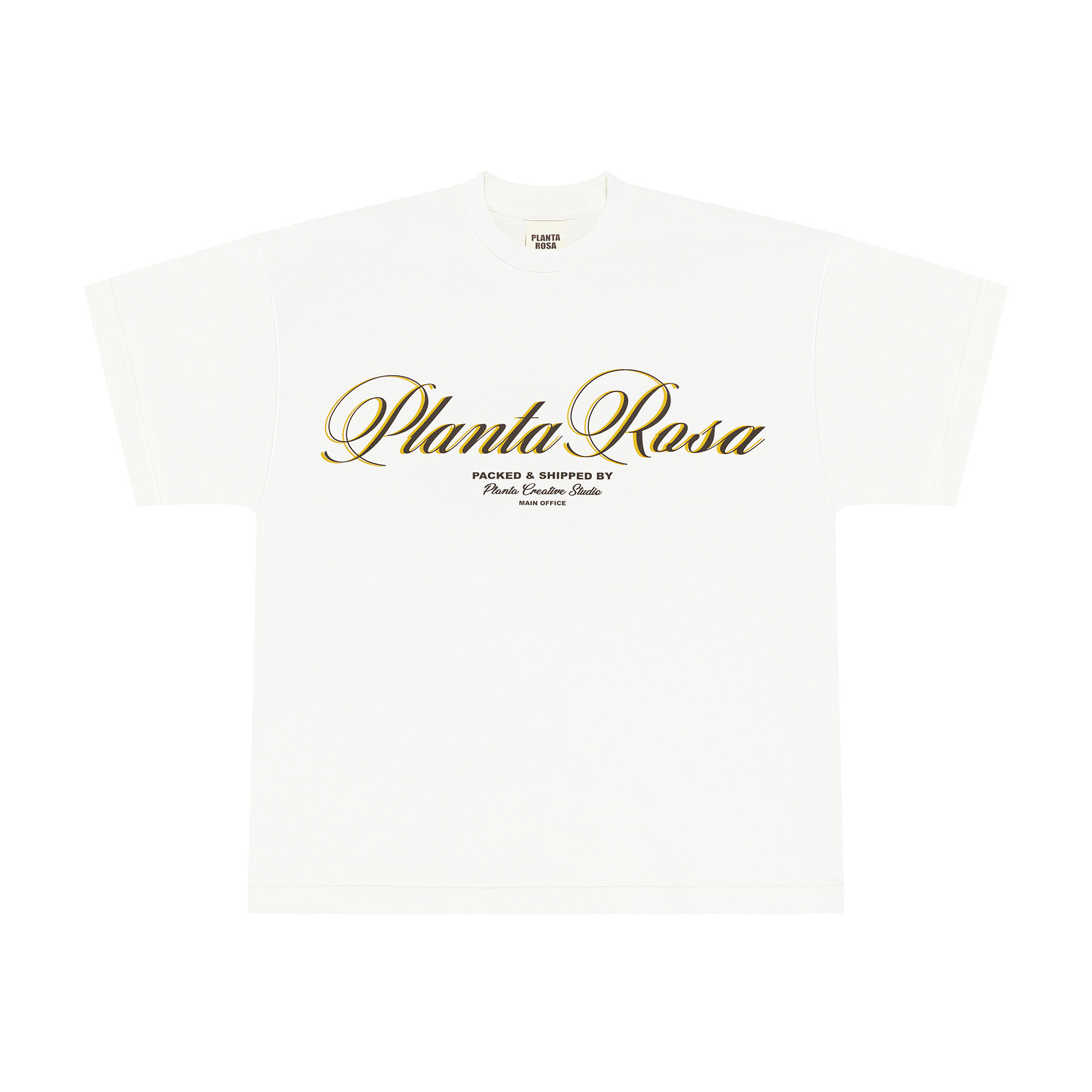ITALIC-YELLOW T-SHIRT 220-VANILLA VELVET