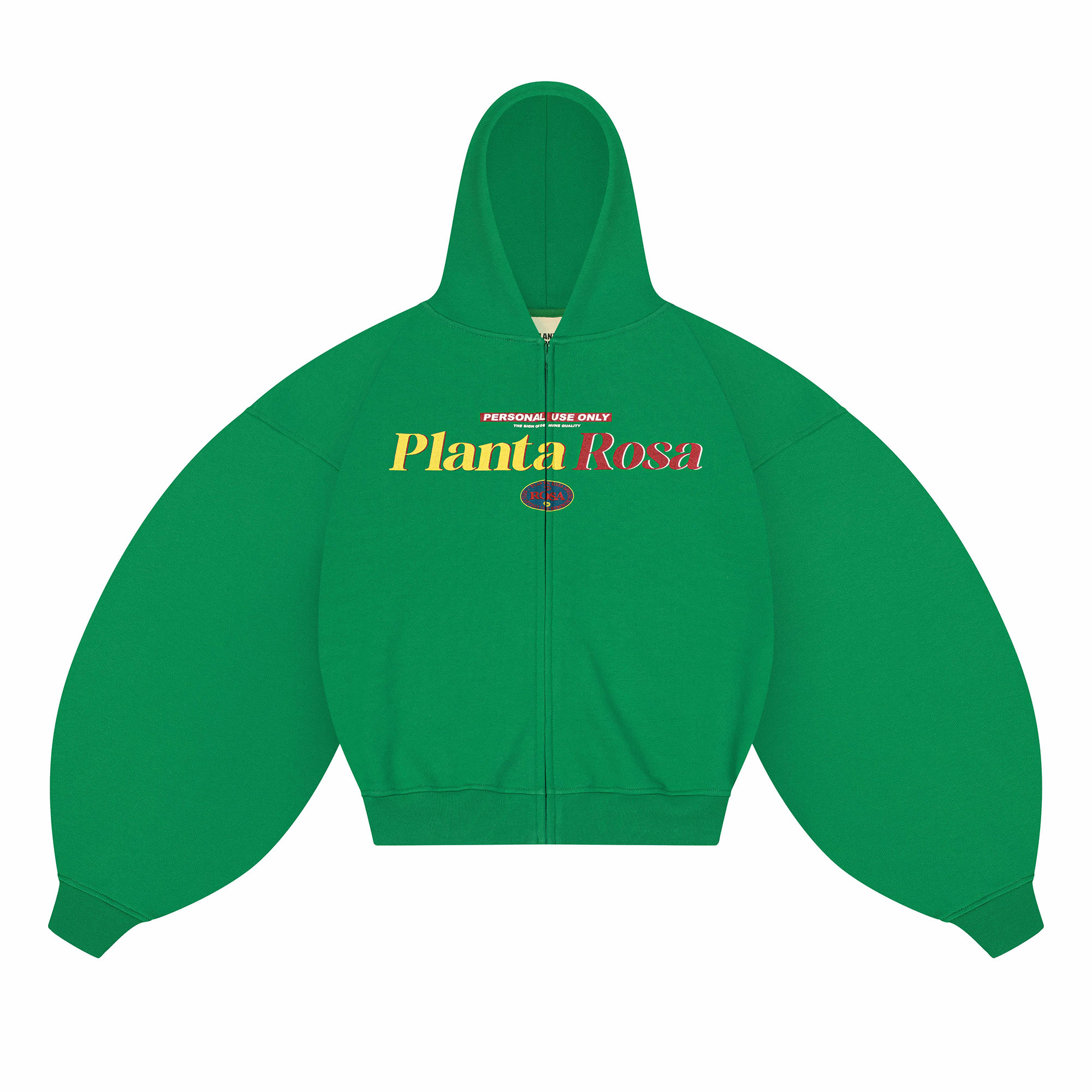 PERSONAL PLANTA  ZIP HOODIE 470-SWEETGREEN