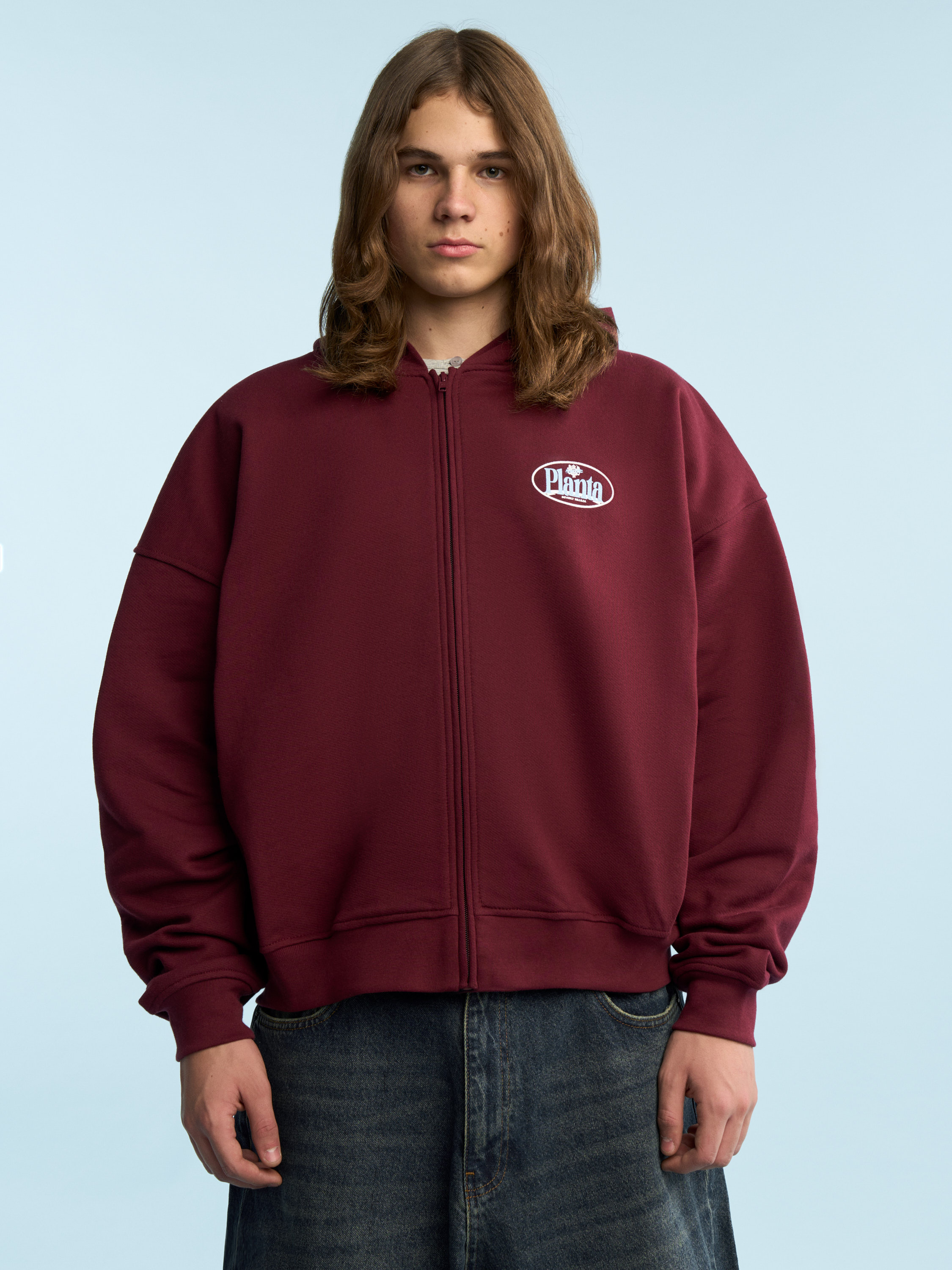 CONCISENESS ZIP HOODIE