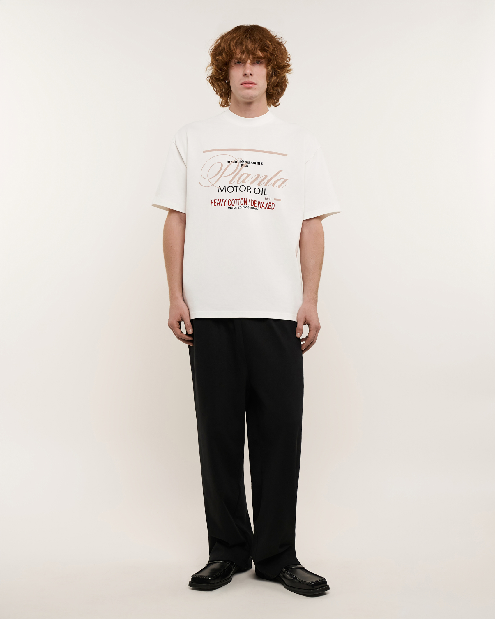 MOTOROIL-BEIGE T-SHIRT