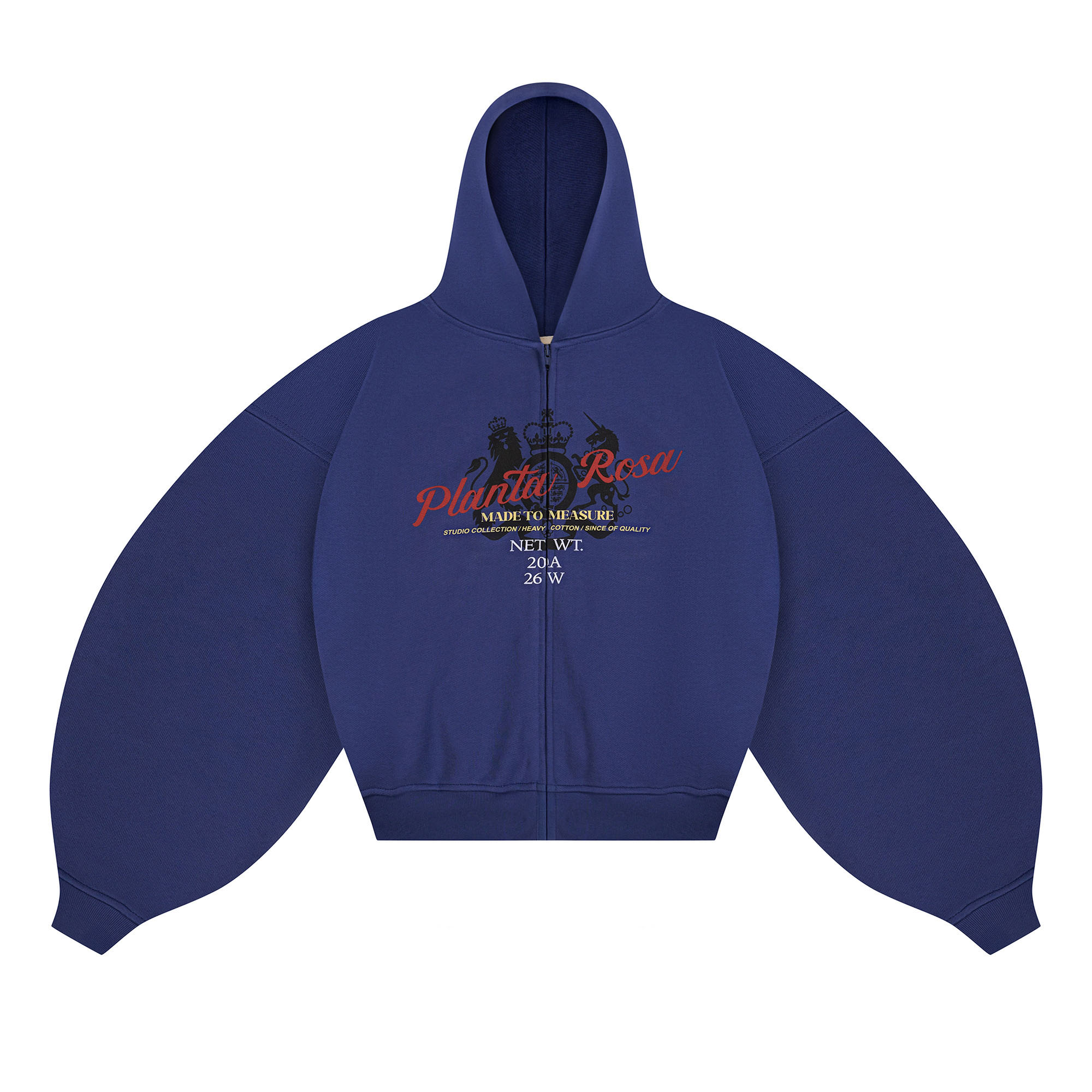 VINTAGE ZIP HOODIE 470-OCEANA