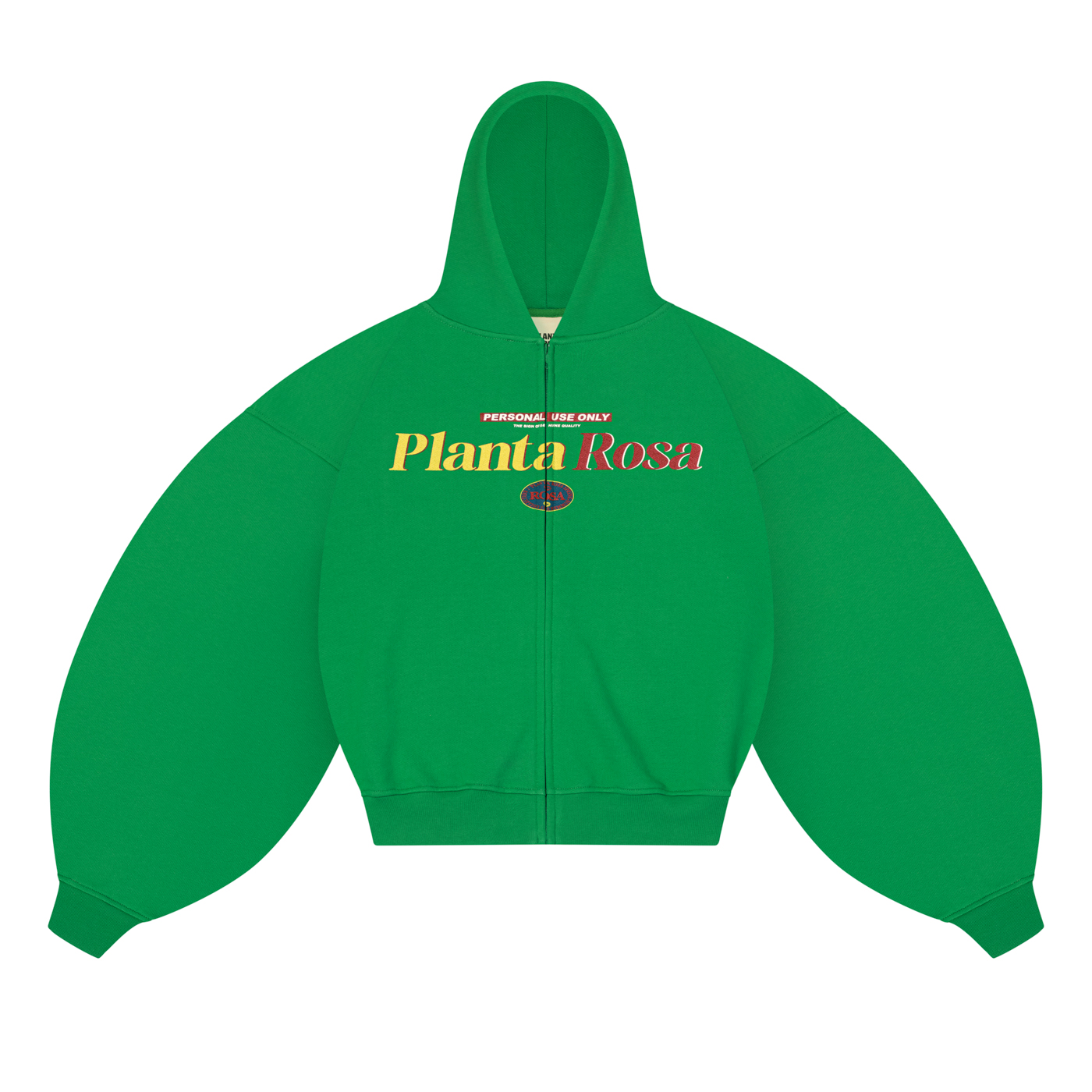 PERSONAL PLANTA ZIP HOODIE 470-SWEETGREEN
