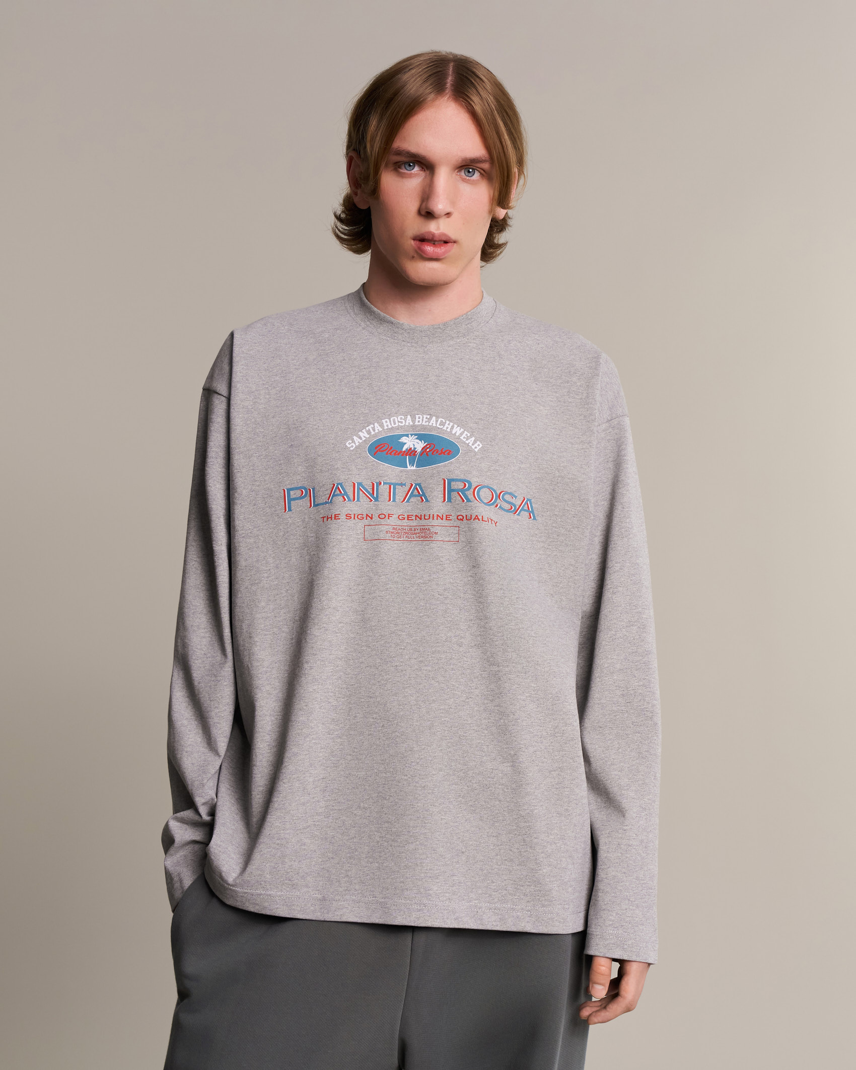 MINIPALM-WHITE LONG SLEEVE