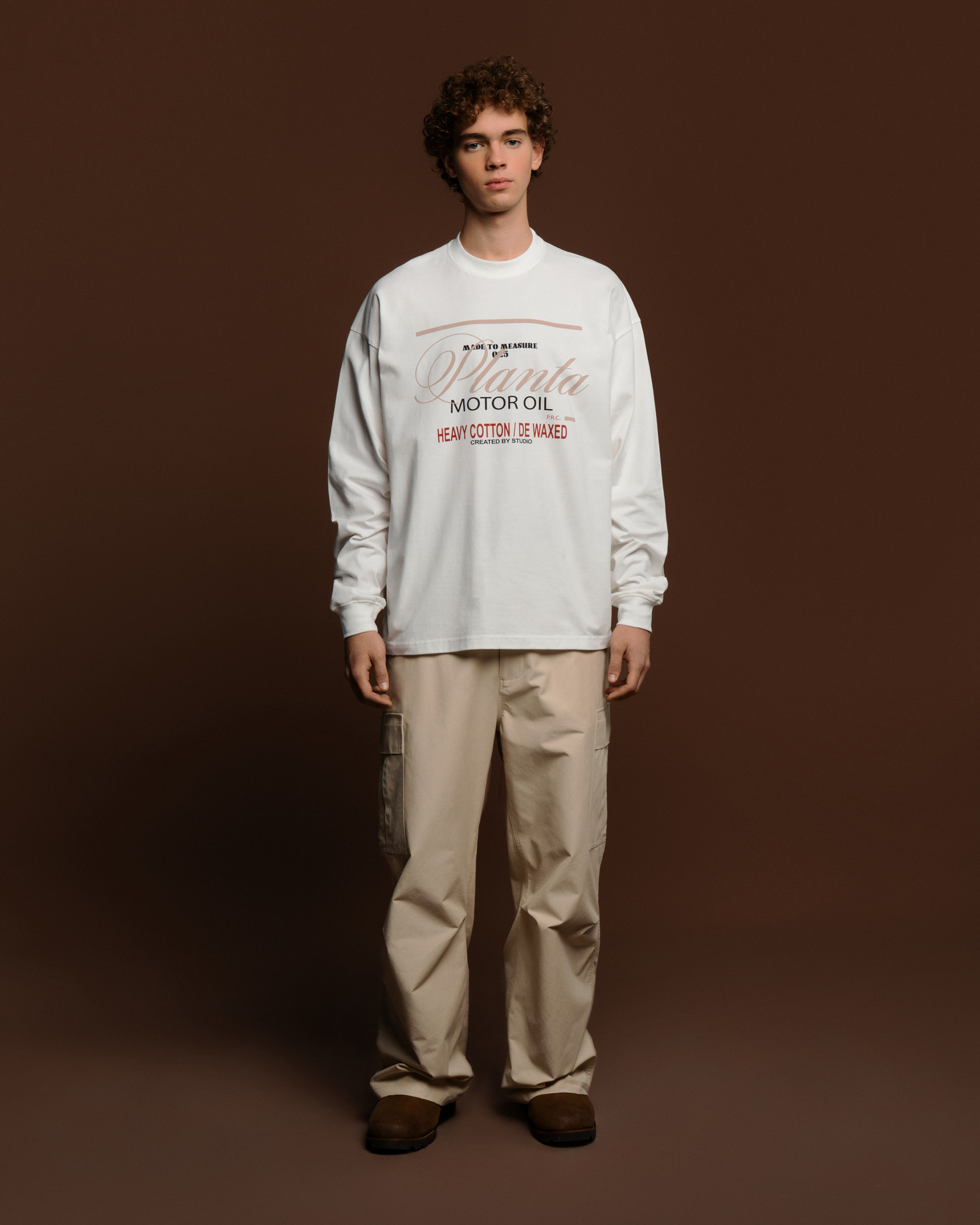 MOTOROIL-BEIGE LONG SLEEVE