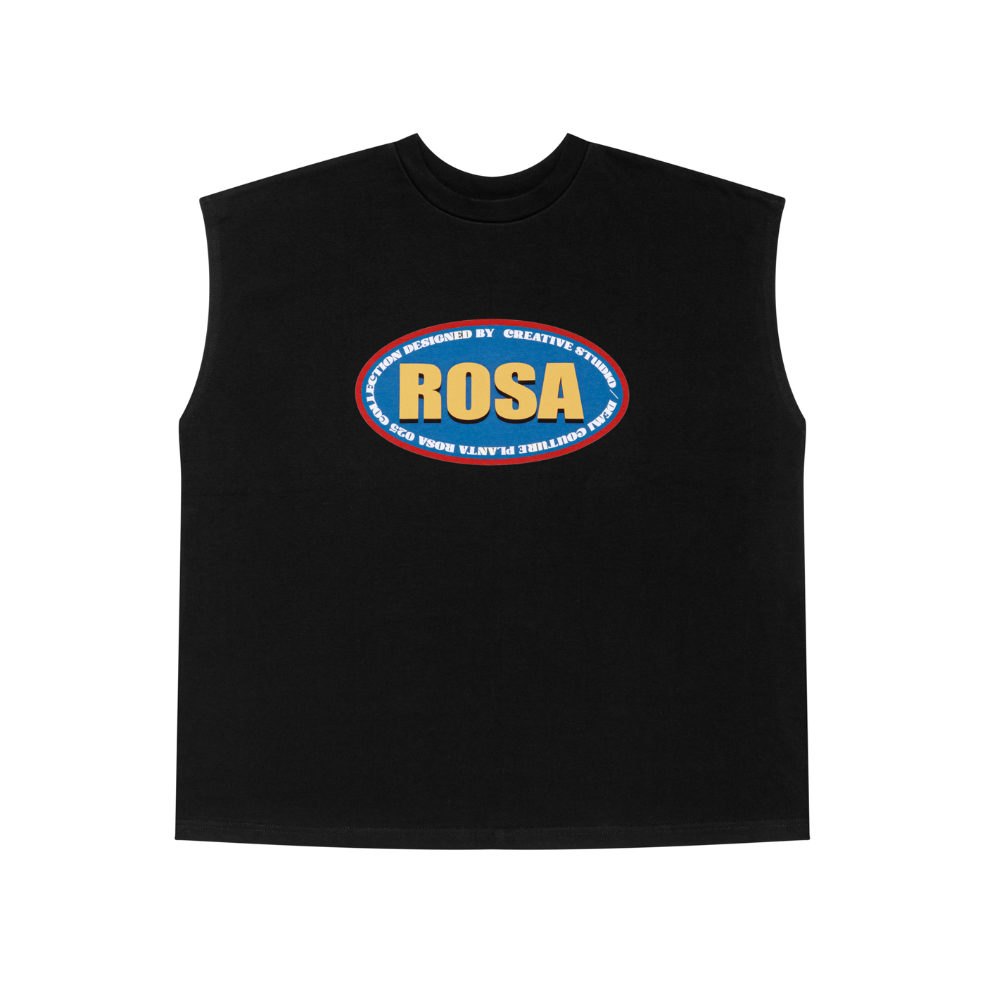 CIRCLE-BLUE T-SHIRT 350-BLACK VELVET