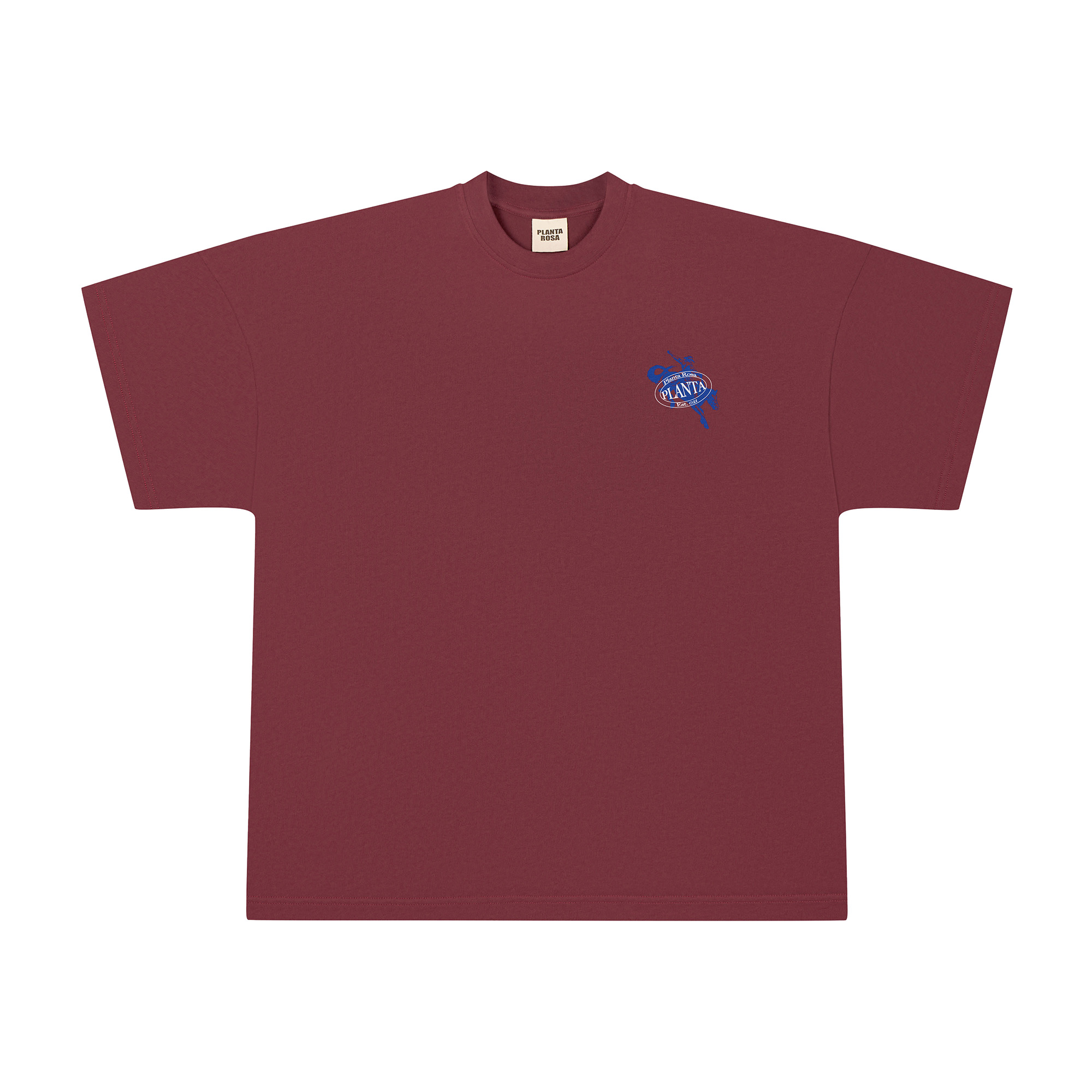 COWBOY-POCKET T-SHIRT 220-WINE VELVET