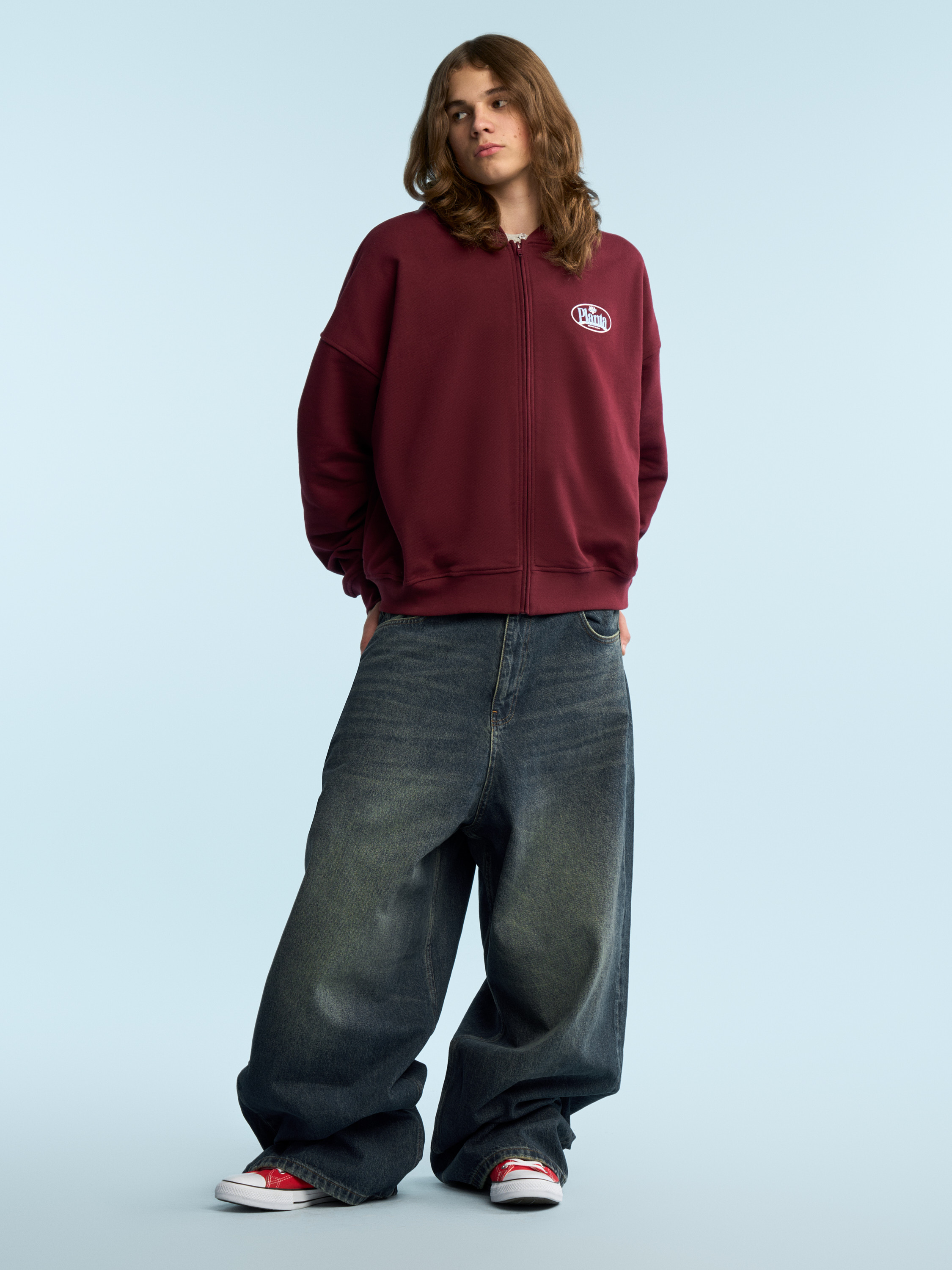 CONCISENESS ZIP HOODIE