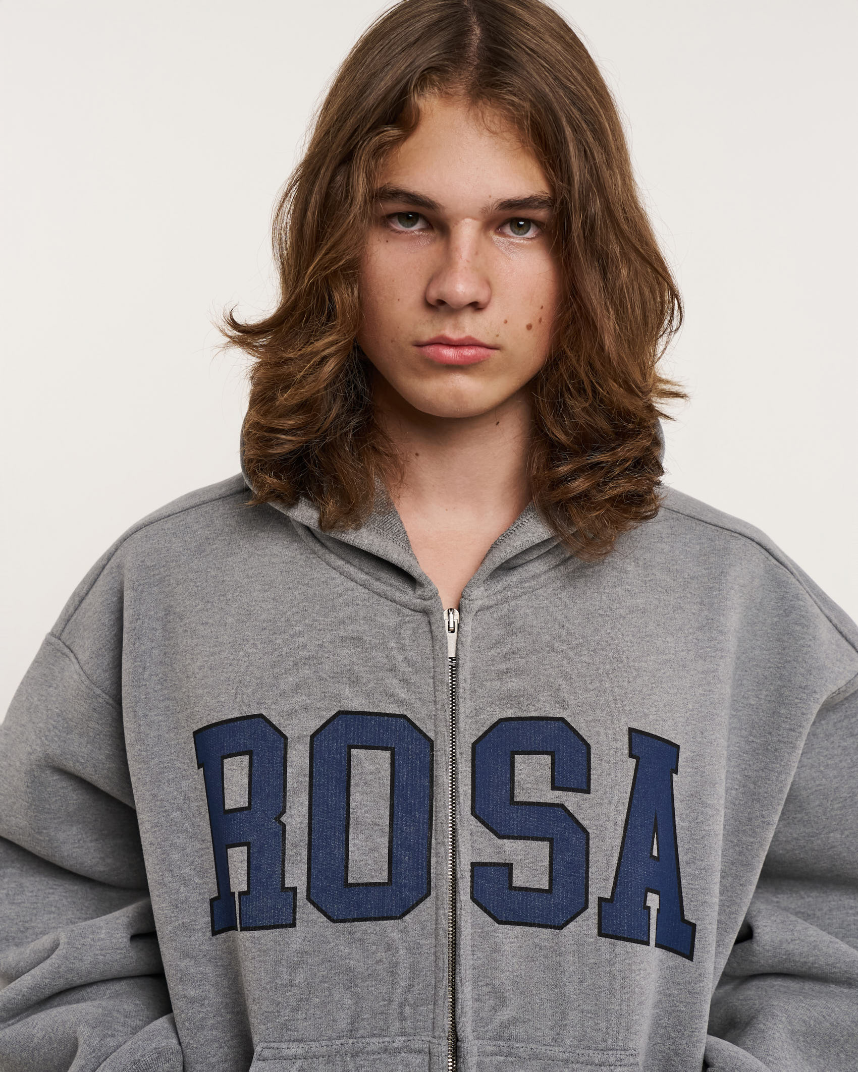 ZIP HOODIE ROSA