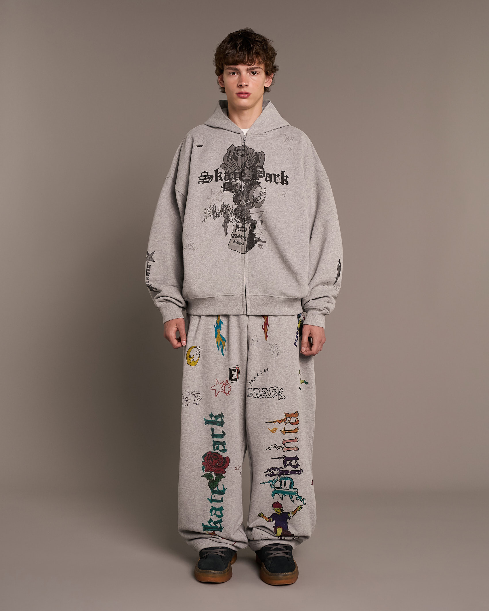 DARK PUNK  ZIP HOODIE