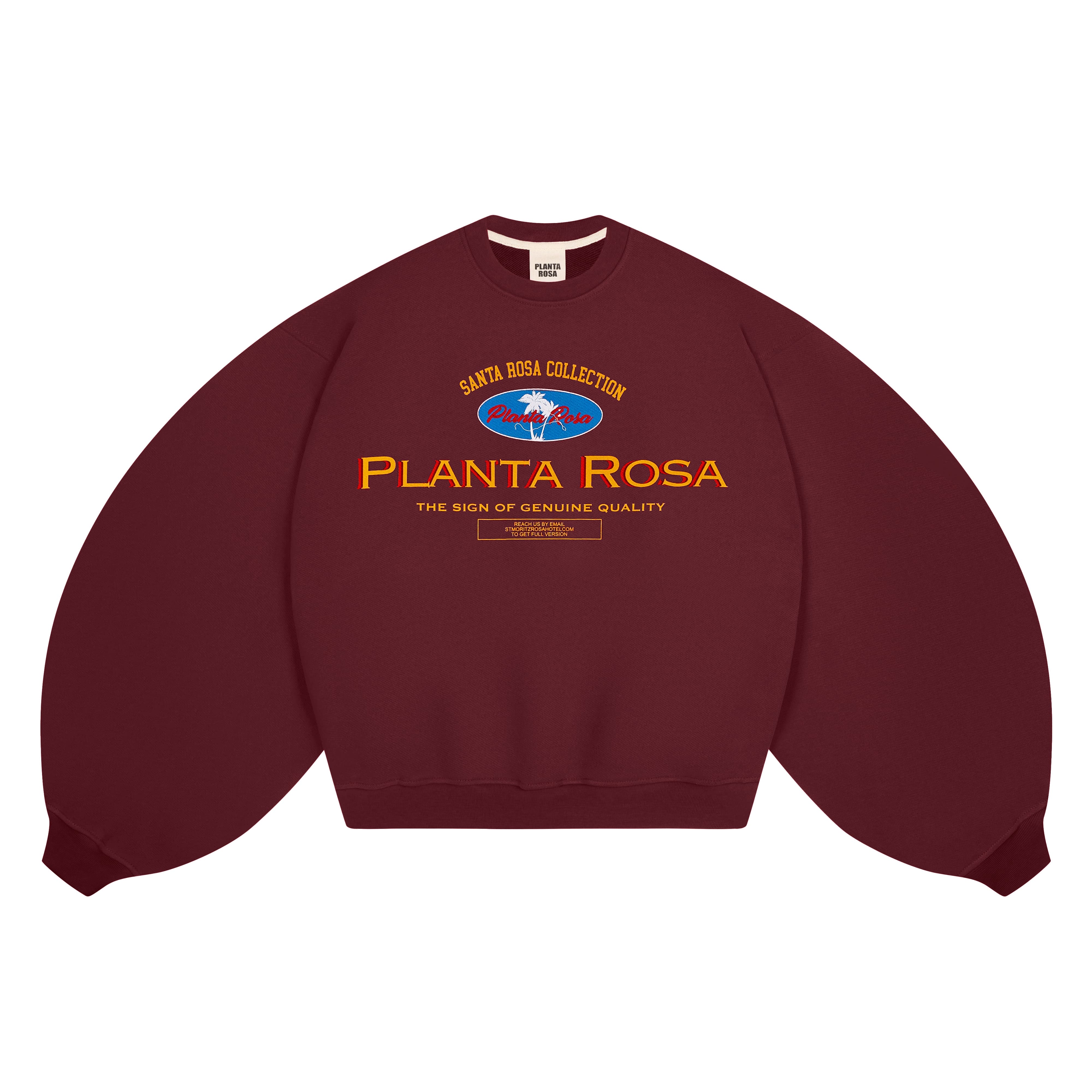INFINITY  SWEATSHIRT 470-WINE VELVET